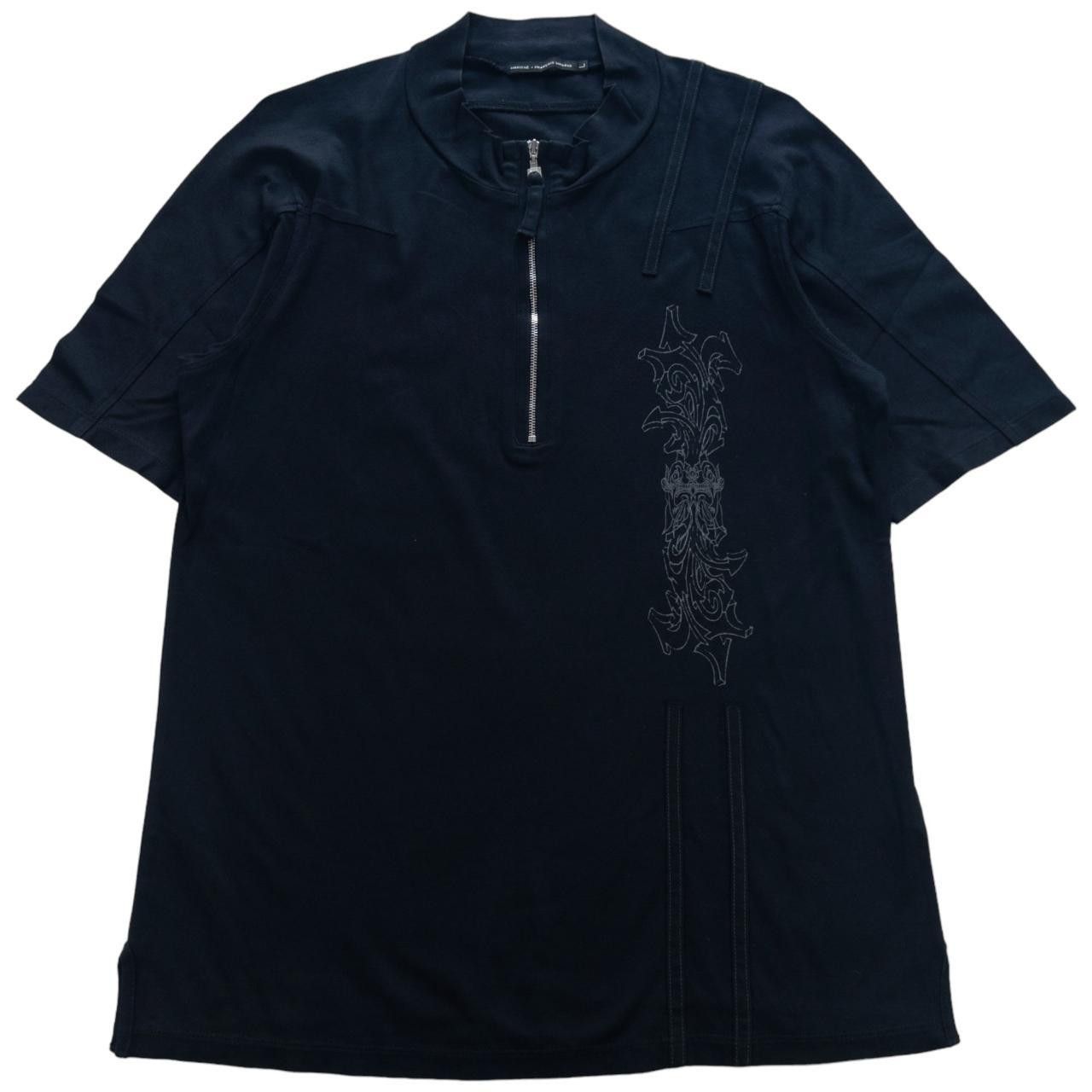 Marithe + Francois Girbaud Vintage Marithe + Francois Girbaud Zip Up T Shirt Size M Size US M / EU 48-50 / 2 - 1 Thumbnail