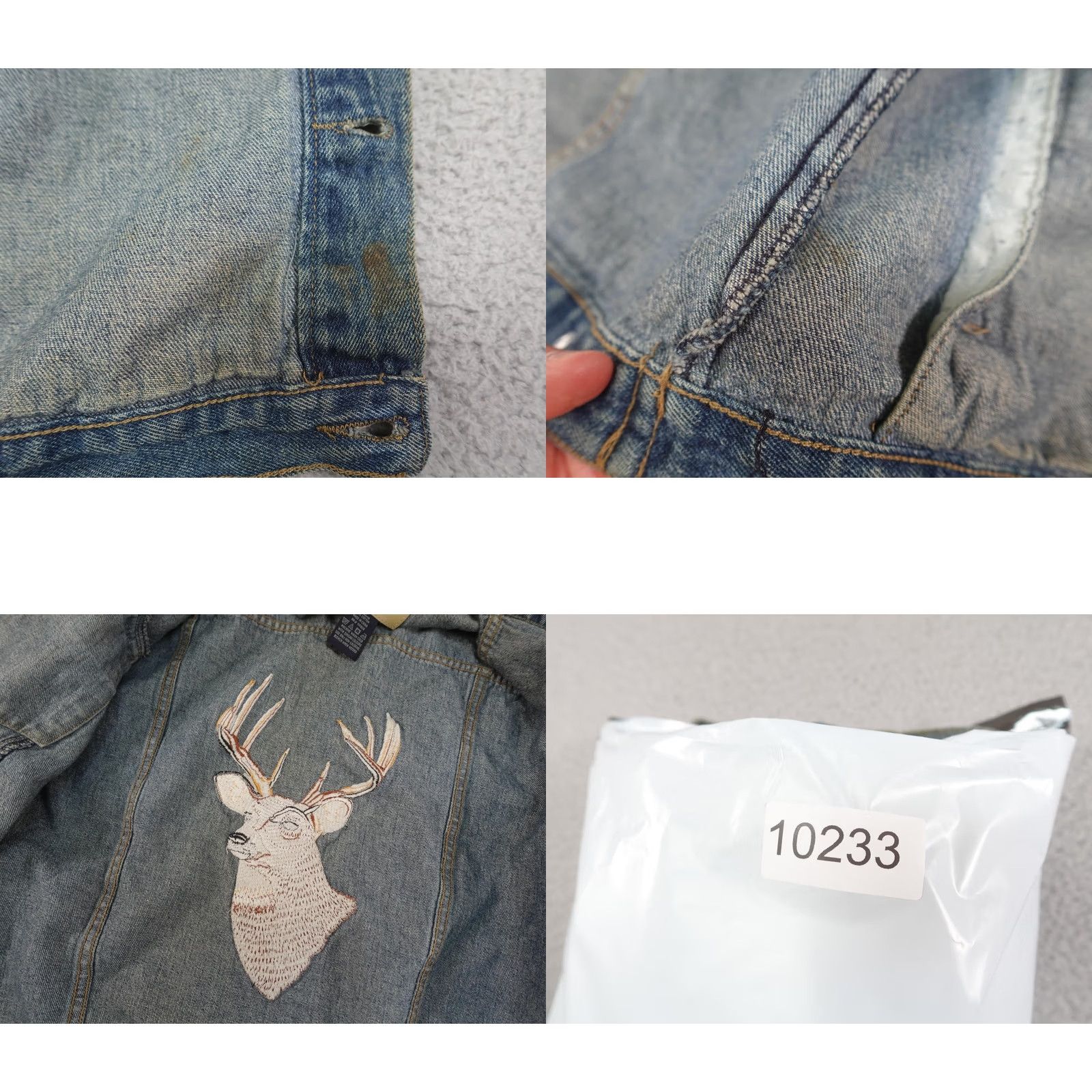 Vintage VINTAGE Elk Canyon Denim Jacket Mens XL Blue Trucker Embroidered Buck Deer Western Casual Size US XL / EU 56 / 4 - 11 Thumbnail