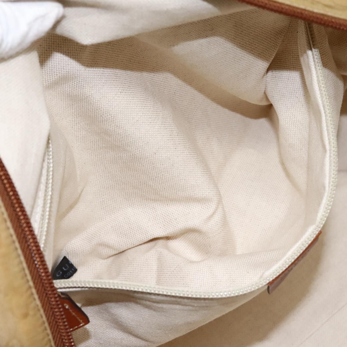 Gucci GUCCI GG Canvas Boston Bag Nylon Beige Size ONE SIZE - 21 Thumbnail