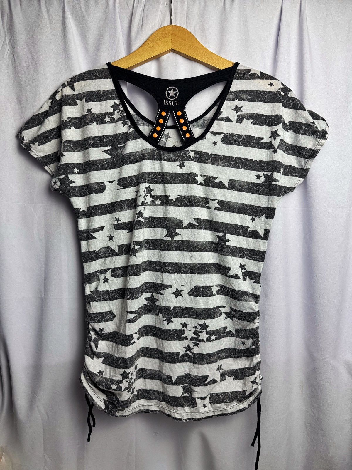If Six Was Nine × Japanese Brand × Le Grande Bleu (L.G.B.) Gothic Issue Japanese Sleeveless Stripe Stars Size US M / EU 48-50 / 2 - 2 Thumbnail