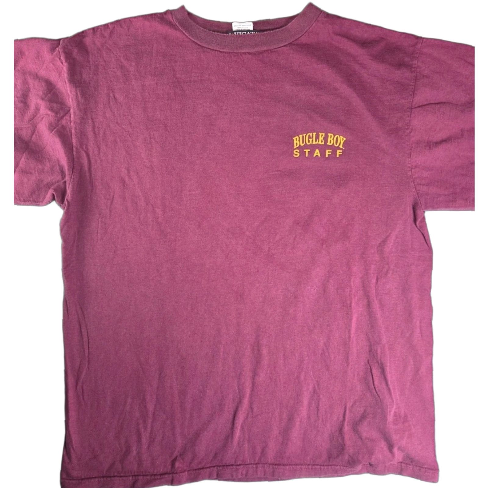 Bugle Boy VINTAGE 90s Bugle Boy T-Shirt XL Red Distressed Authentic Casual Short Sleeve Men Men XL Red 90s Size US XL / EU 56 / 4 - 1 Thumbnail