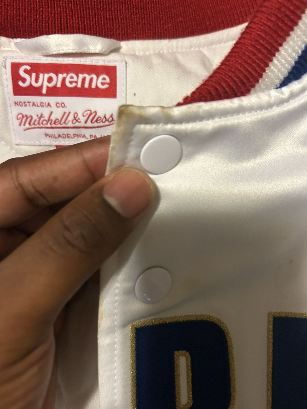 Supreme Supreme red white blue varsity jacket Size US S / EU 44-46 / 1 - 4 Thumbnail