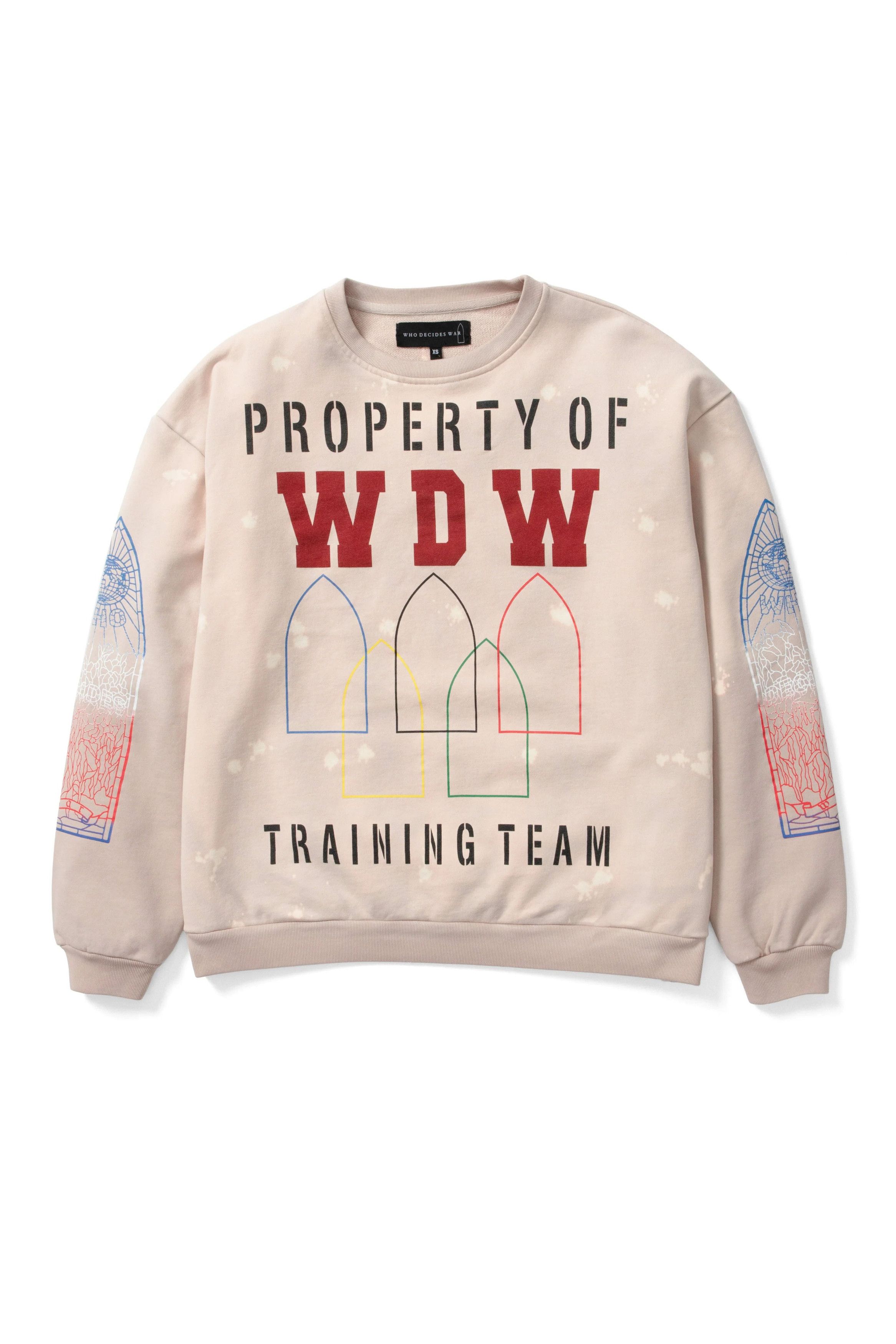 Who Decides War Training Crew "Cream" Sweatshirt Size US XXL / EU 58 / 5 - 1 Preview
