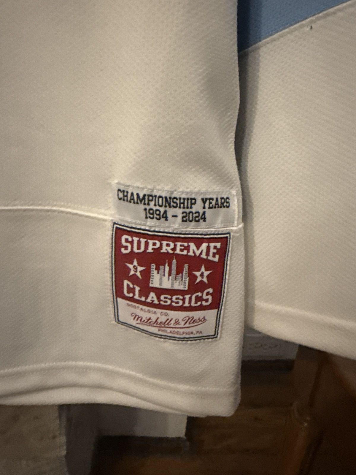 Mitchell & Ness × Supreme Supreme UNC Hocket Jersey Size US L / EU 52-54 / 3 - 3 Thumbnail