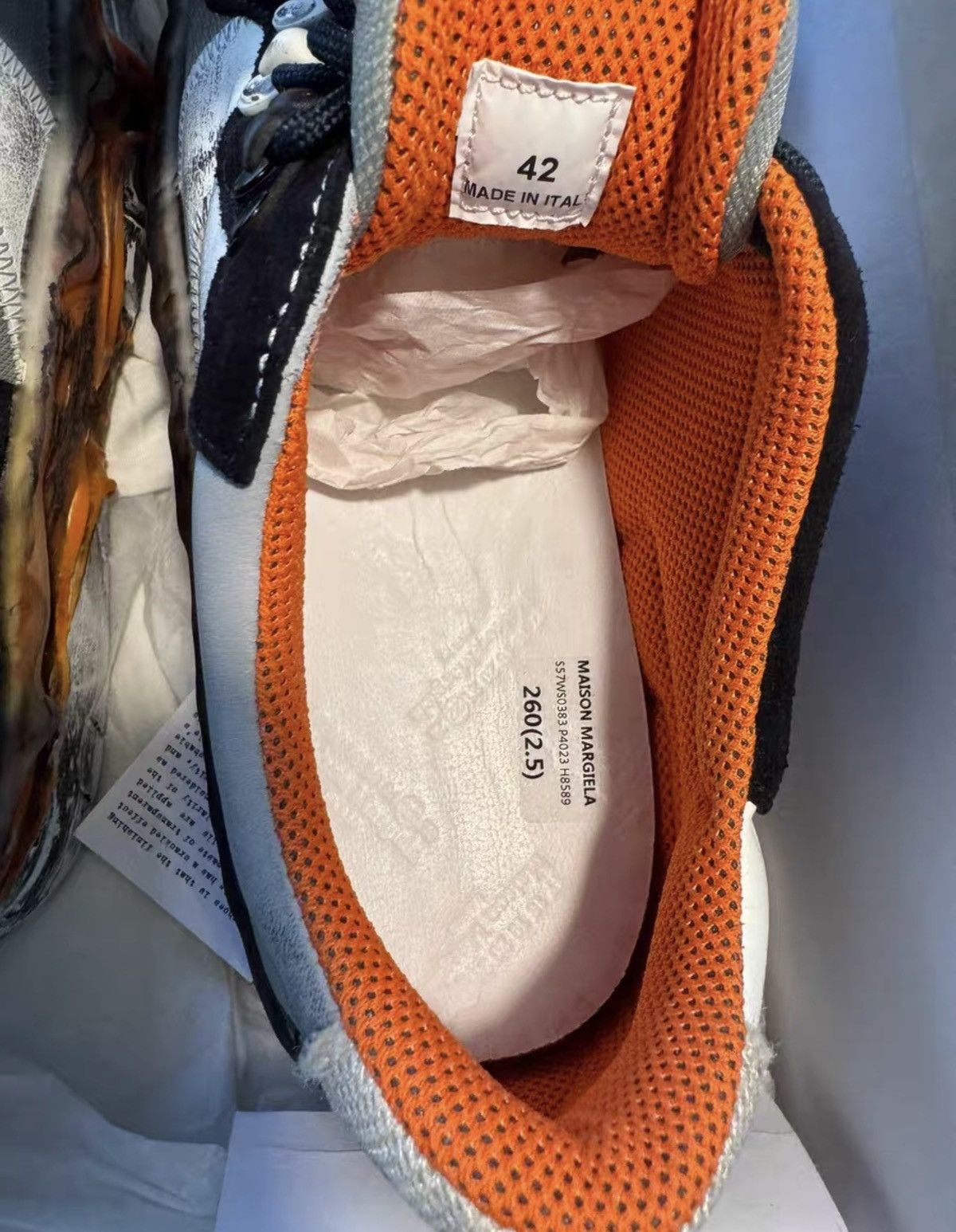 Maison Margiela MAISON MARGIELA Distressed Drip-Sole Sneakers Size US 8 / EU 41 - 7 Thumbnail