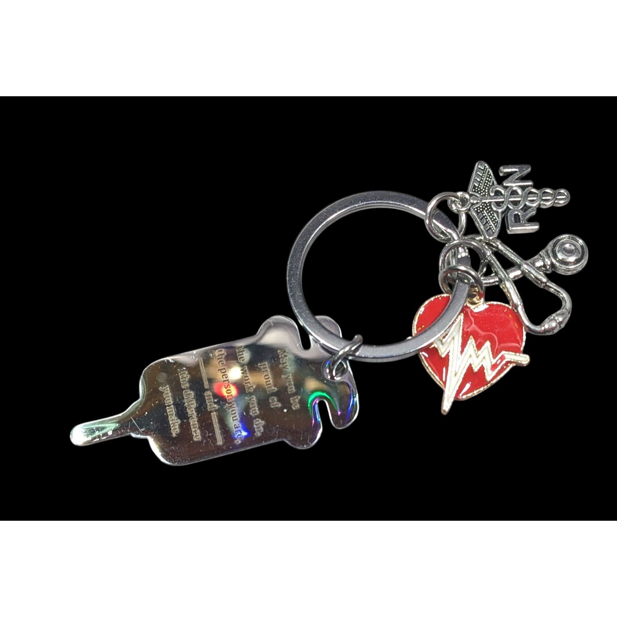 Other RN Nursing Motivational Multi Charm Keychain Size ONE SIZE - 2 Thumbnail