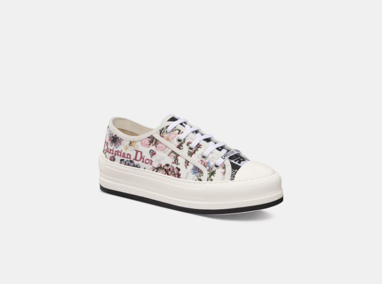 Dior o1w1db10426 KCK385 Platform Low-Top Sneakers in Multicolor Size US 8 / IT 38 - 2 Thumbnail