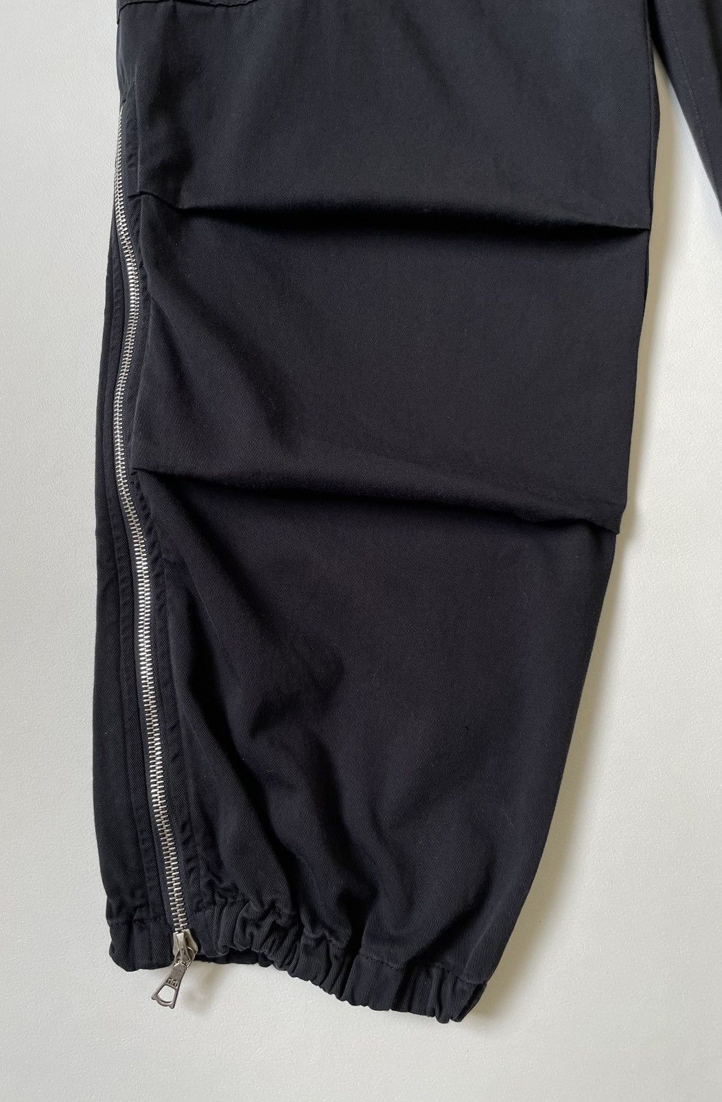 Dries Van Noten Blue Cotton Flight Cargo Trousers Size US 32 / EU 48 - 7 Thumbnail