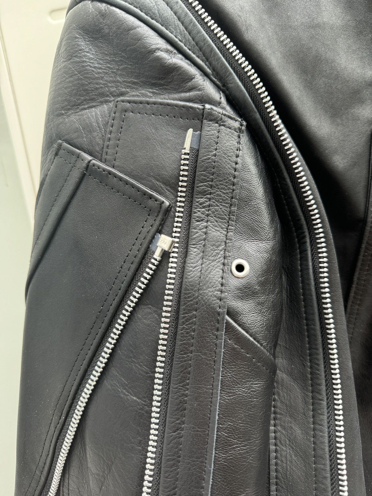 Comme des Garcons × Comme des Garcons Homme Plus × Junya Watanabe Junya Watanabe Comme des Garçons Leather Jacket Perfecto Size US M / EU 48-50 / 2 - 11 Thumbnail
