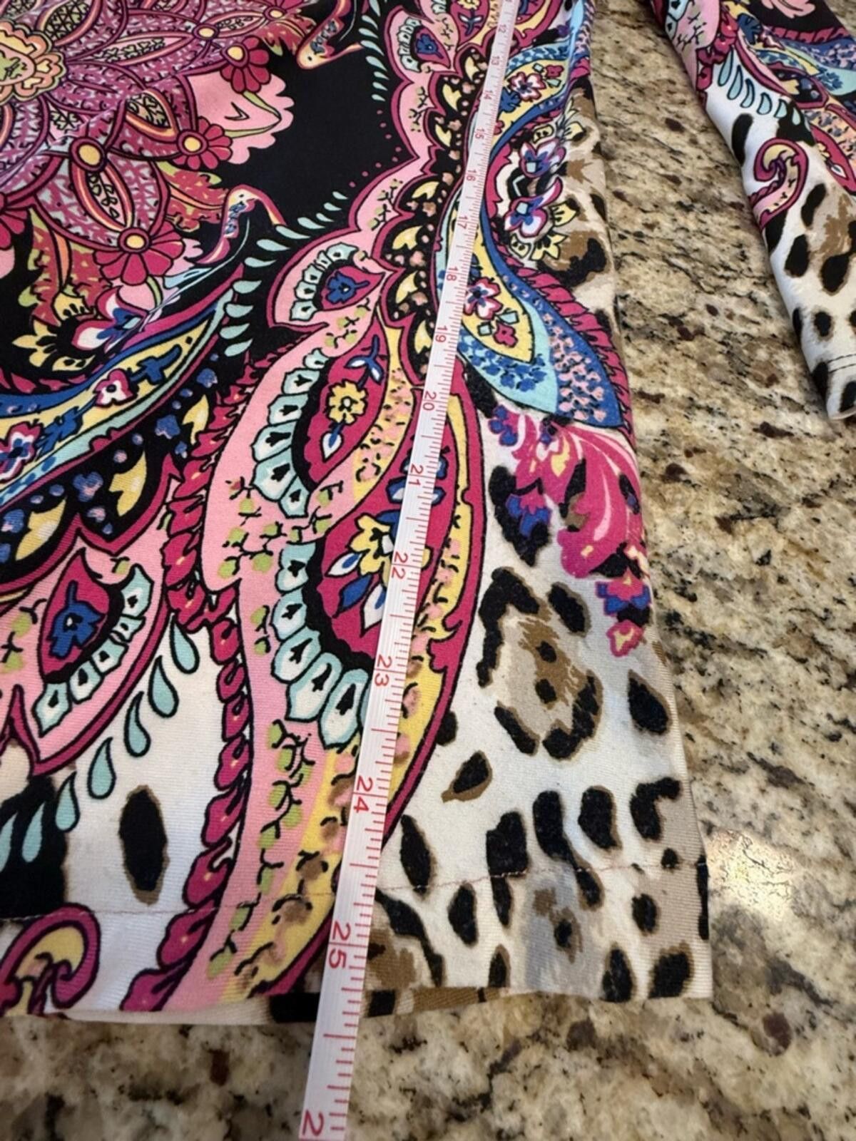 Other Sunny Leigh top floral leopard paisleys draped neckline SM Size S / US 4 / IT 40 - 9 Thumbnail