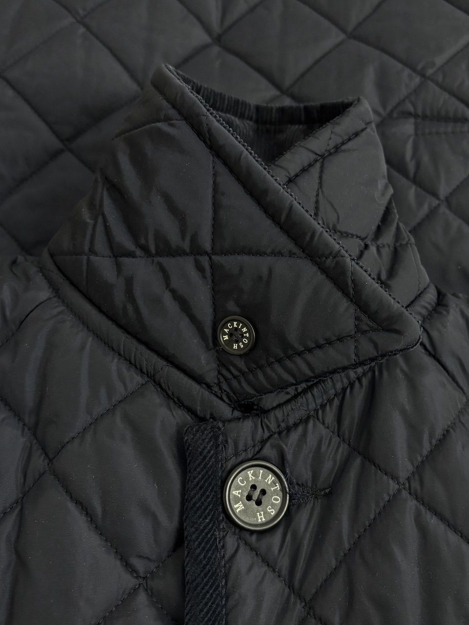 Mackintosh Vintage Mackintosh Navy Quilted Button Jacket Size US S / EU 44-46 / 1 - 16 Thumbnail