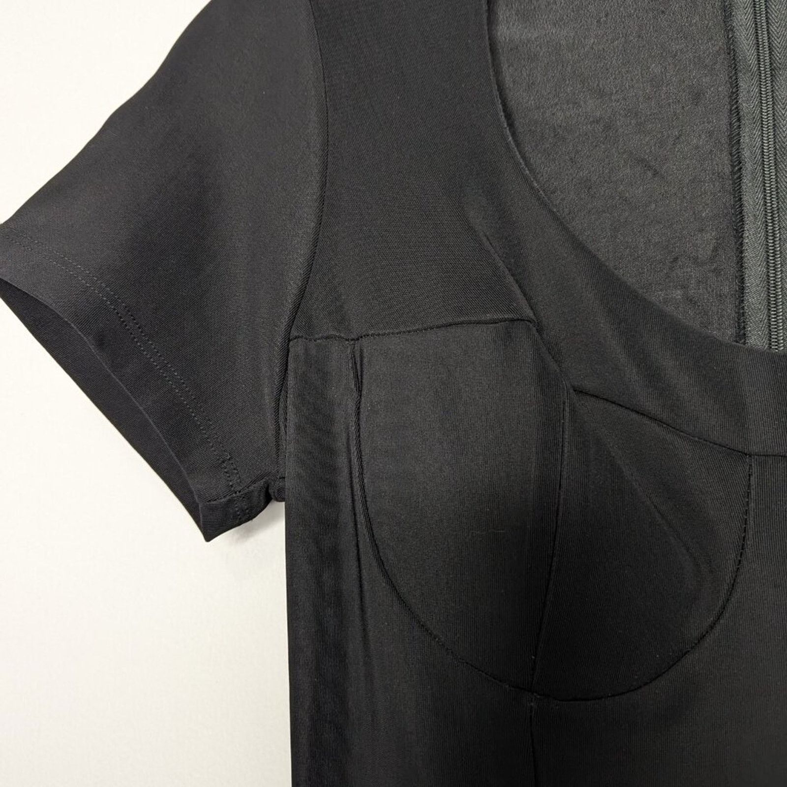 Vintage Carabella Vintage 90's Black Fit Flare Mini Dress Scoop Neck Size S / US 4 / IT 40 - 6 Thumbnail