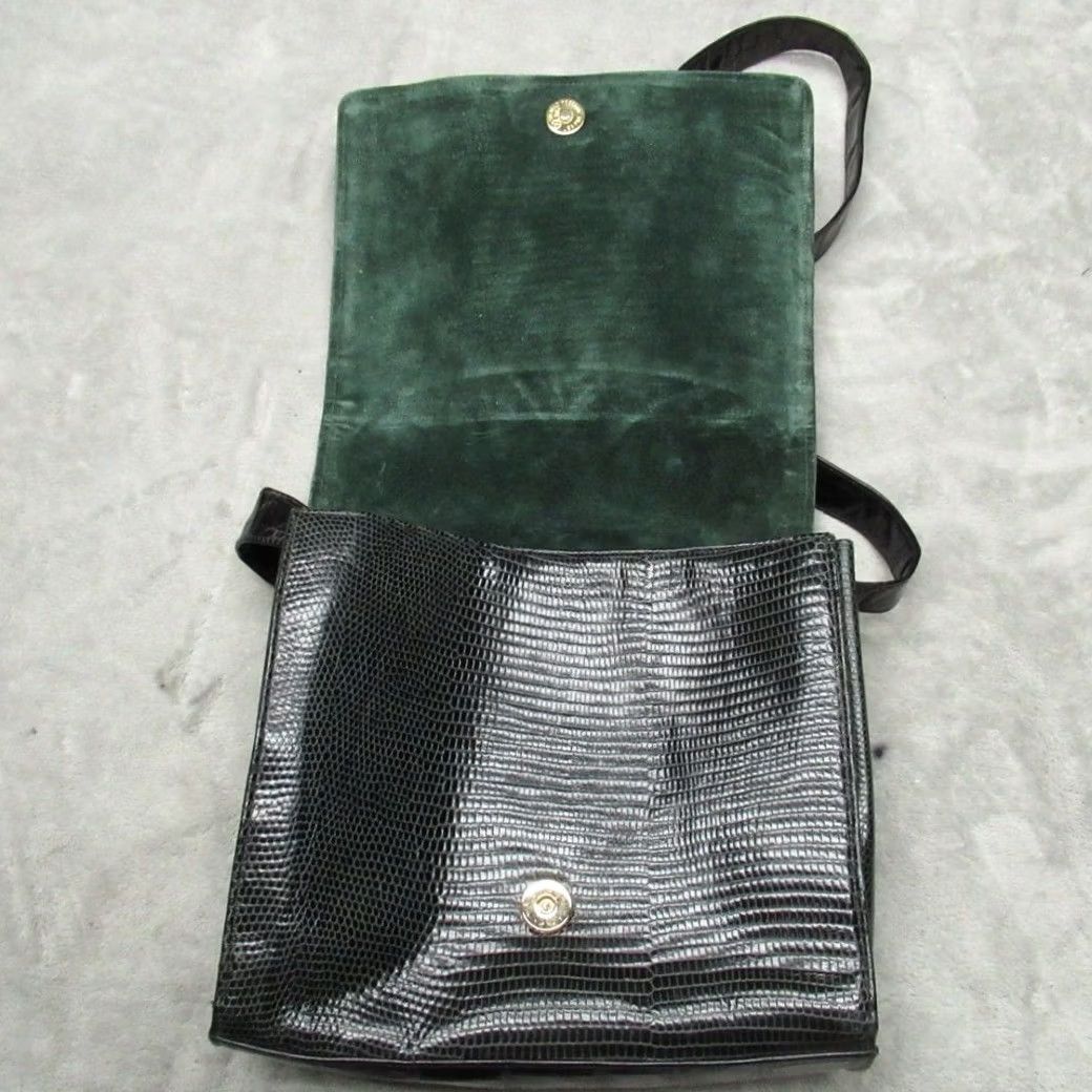 Vintage VINTAGE Sharif Crossbody Bag Womens Leather Patchwork USA Made NEW Red Green Size ONE SIZE - 3 Thumbnail