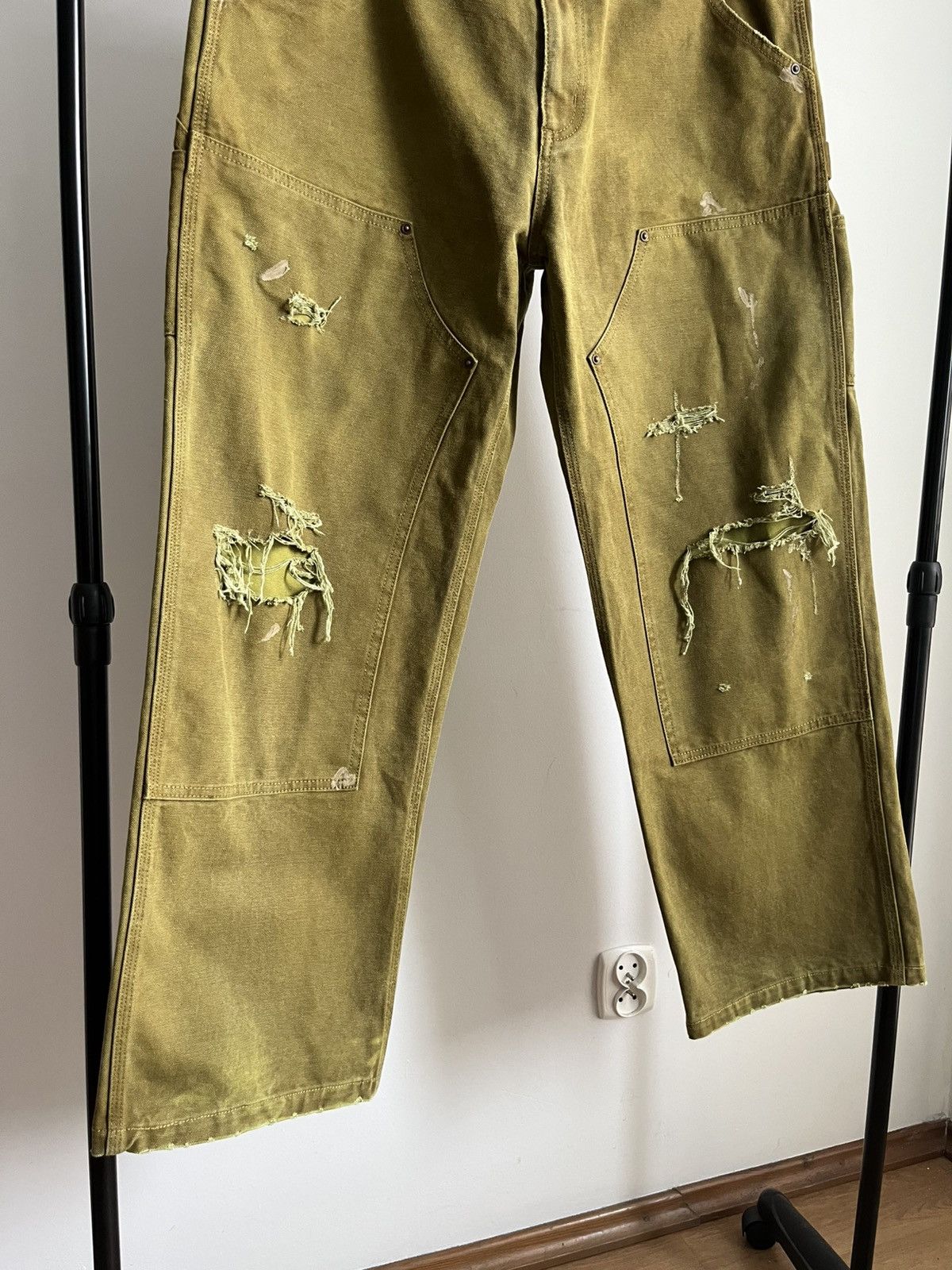 Maison MIHARA YASUHIRO Kamiya Mihara Yasuhiro painter distressed double knee pants Size US 36 / EU 52 - 5 Thumbnail