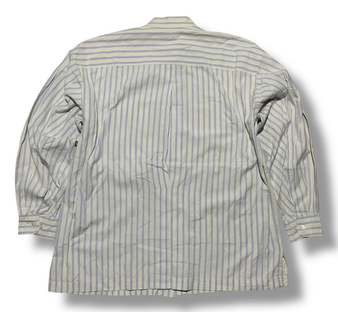 Issey Miyake 90s Issey Miyake Design Studio Striped Pocket Shirt Size US L / EU 52-54 / 3 - 2 Thumbnail