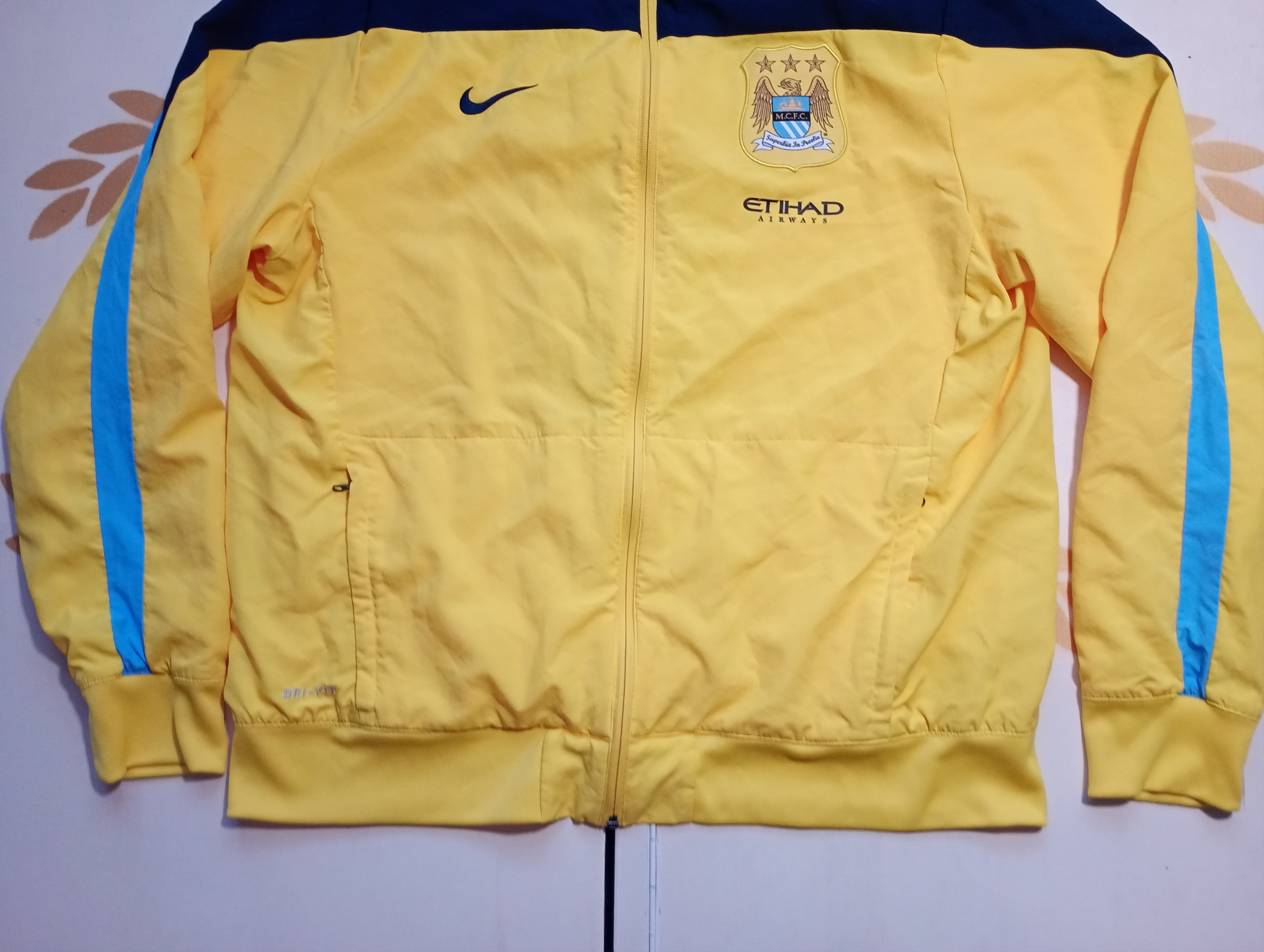 Nike Nike Manchester City Track Top Jacket 2014-2015 Size US XL / EU 56 / 4 - 4 Thumbnail