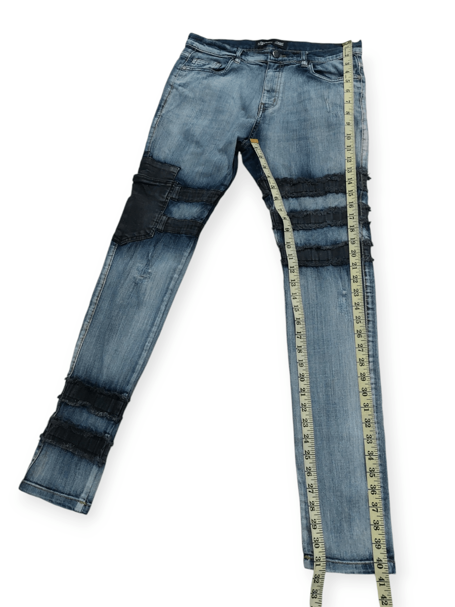 Other Legendary Status Hagi Strip Jeans Size US 30 / EU 46 - 21 Thumbnail