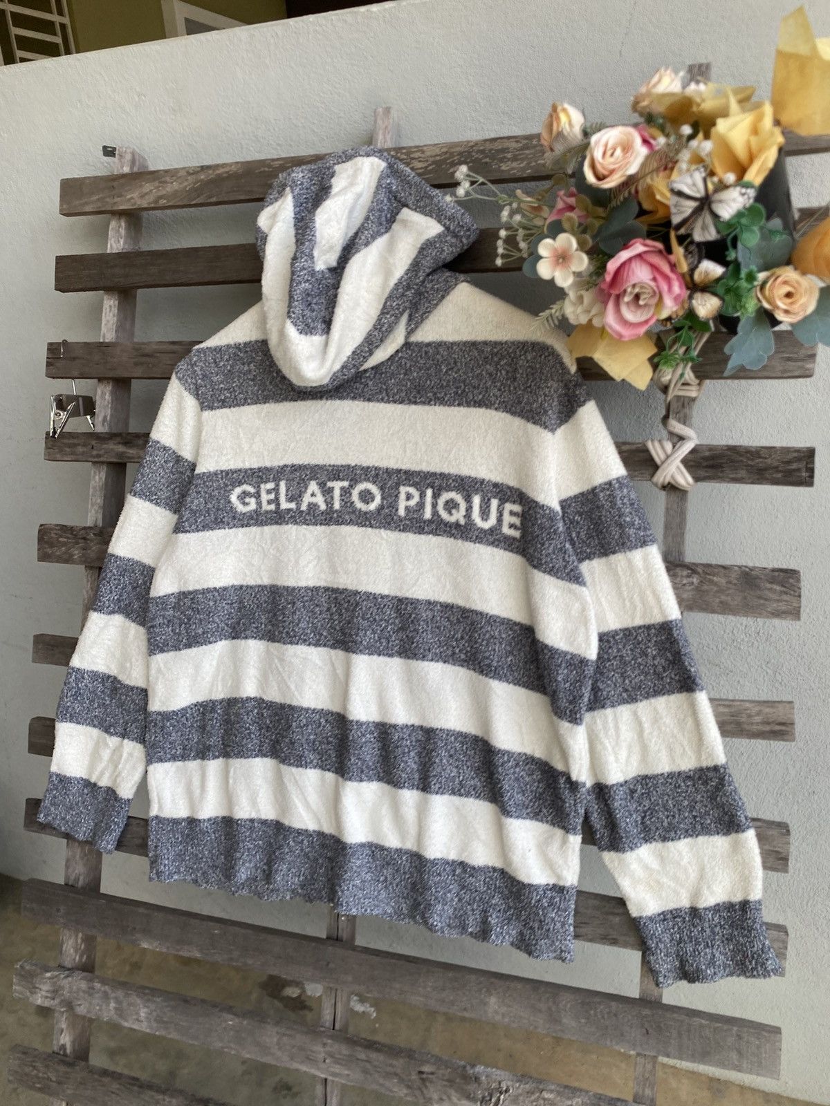 Japanese Brand Gelato Pique Knitwear Hoodie Size US XL / EU 56 / 4 - 1 Thumbnail