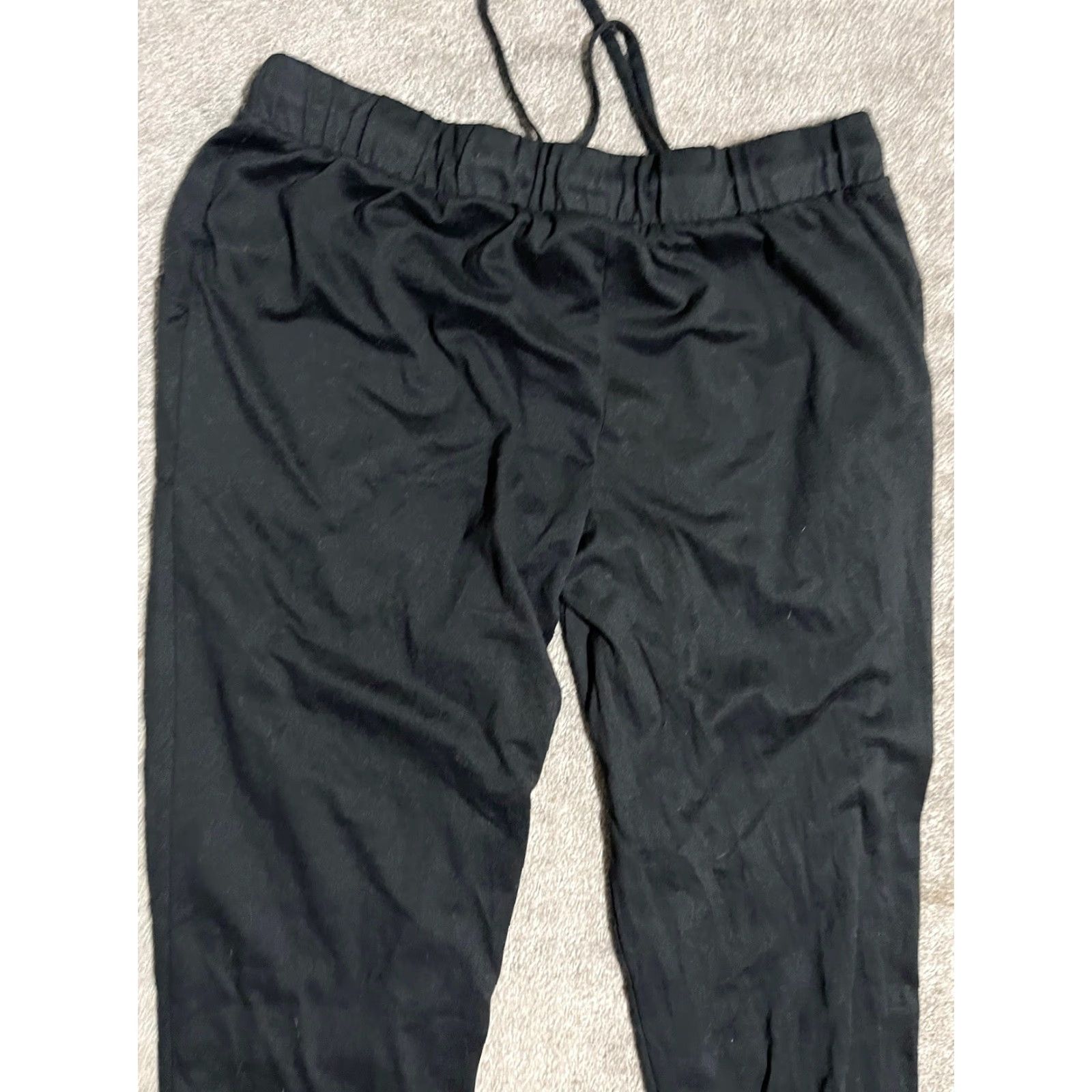 Lucky Brand Lucky Brand Pants Womens Lounge Drawstring Pockets Light Weight Comfy Black Small Size 28" / US 6 / IT 42 - 4 Thumbnail