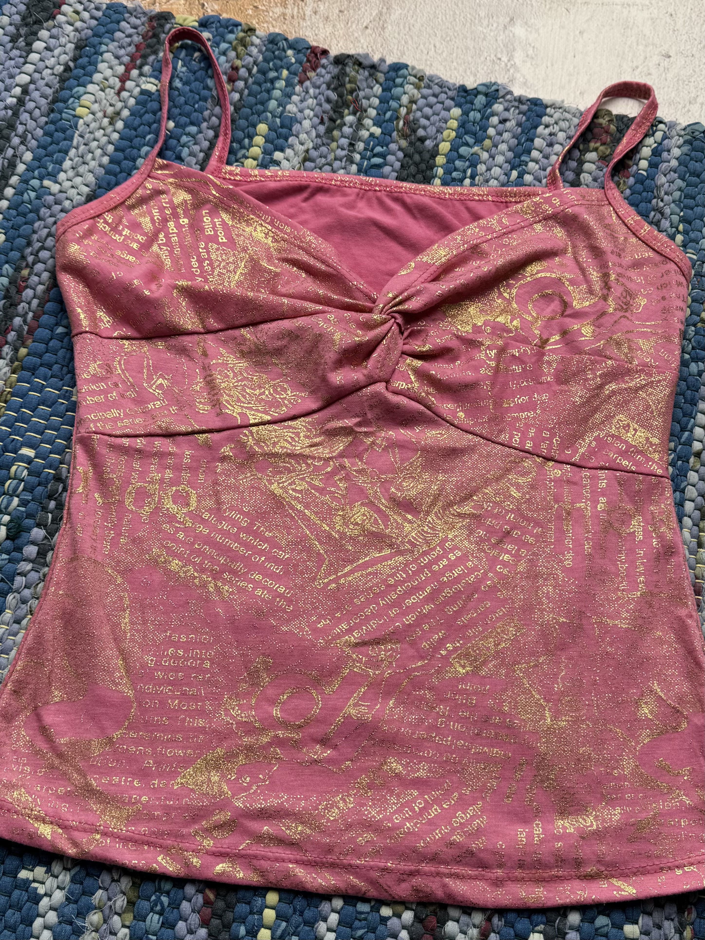 Vintage Vintage Printed Tank Top A8D15(V8)(E9) Size S / US 4 / IT 40 - 2 Thumbnail