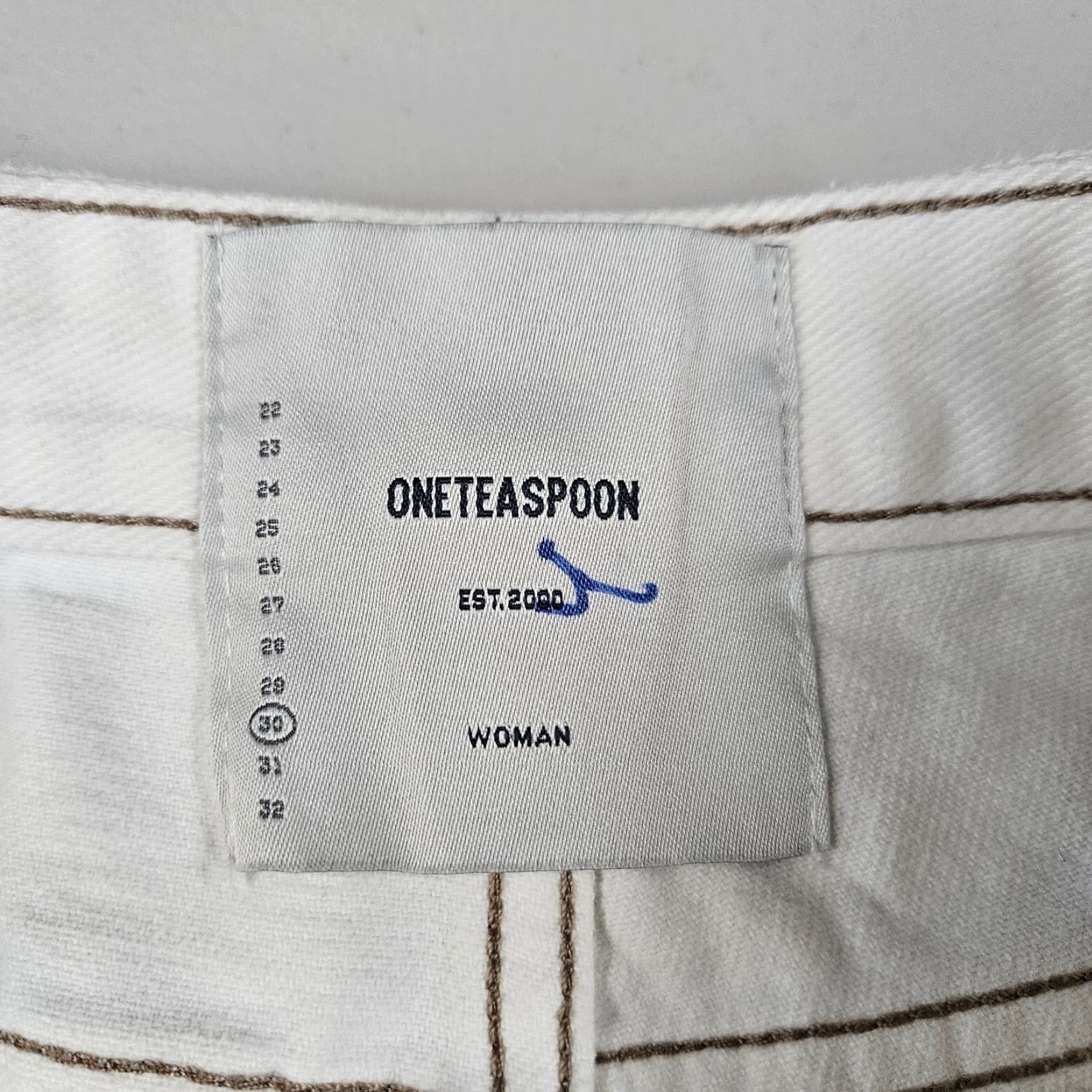Vintage VINTAGE One Teaspoon Womens High Waist Bonita Denim Shorts Sz 30 White Size 30" / US 8 / IT 44 - 4 Thumbnail