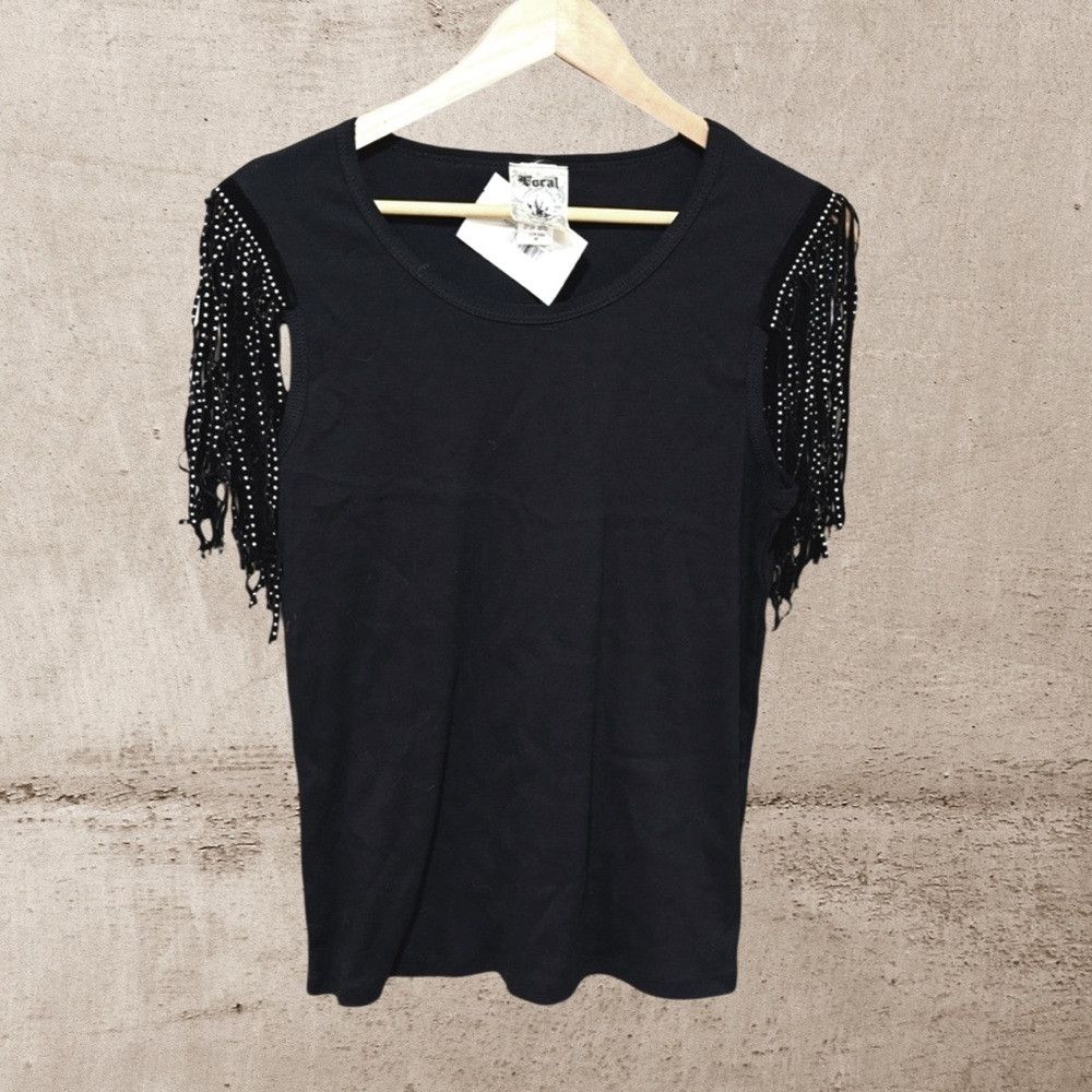 Other Vocal Studded Fringe Top Size M / US 6-8 / IT 42-44 - 1 Thumbnail