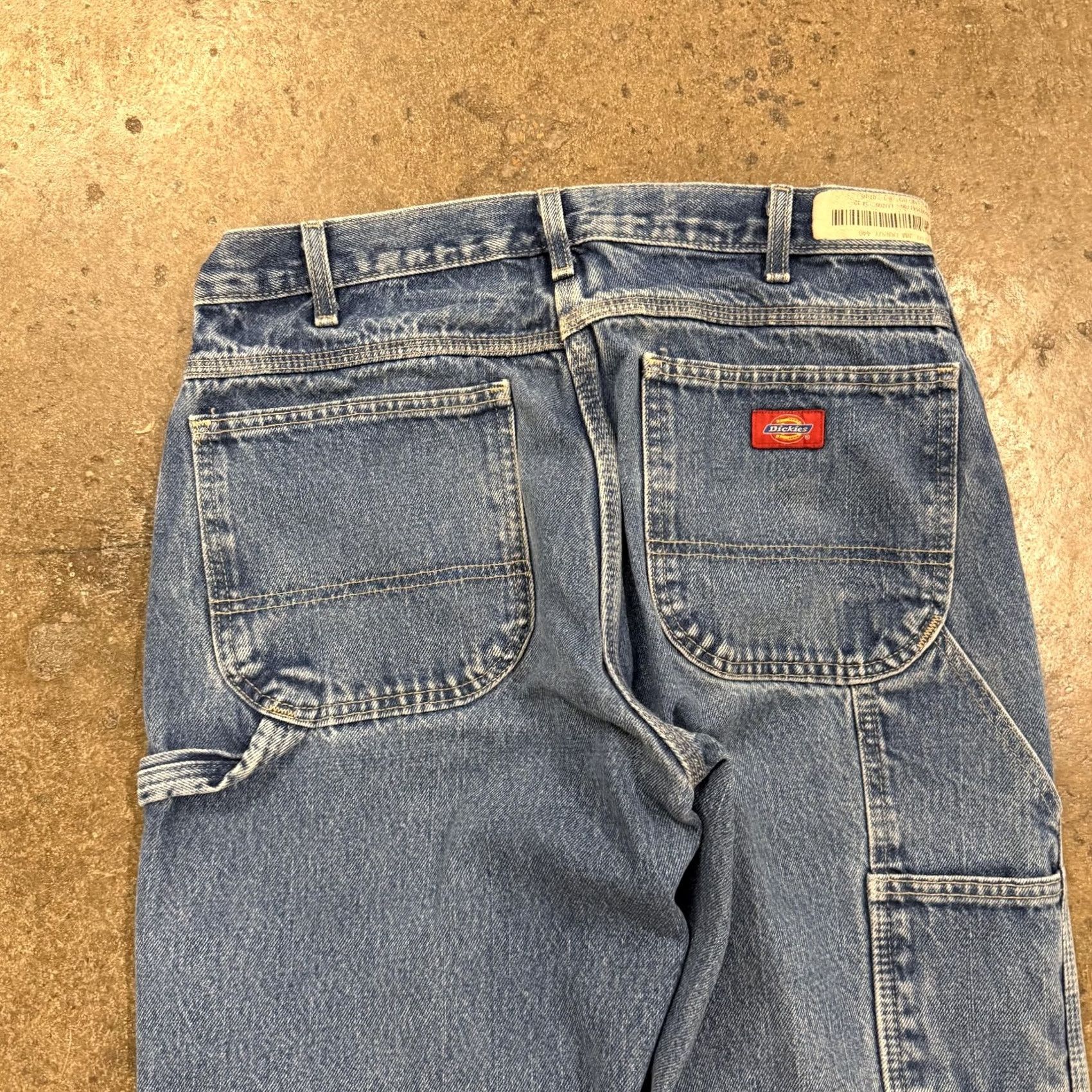 Dickies Dickies Jeans Carpenter Relaxed Fit 34x32 Blue Medium Wash Denim Workwear Men Vintage No Size US 34 / EU 50 - 4 Thumbnail