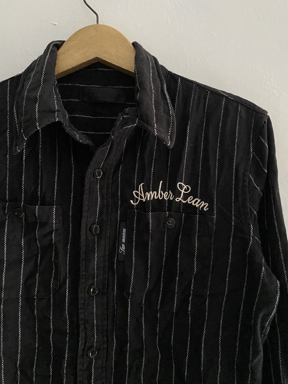 JACKROSE 2000s luv maison by jack rose striped chain stitch shirt Size US M / EU 48-50 / 2 - 4 Thumbnail