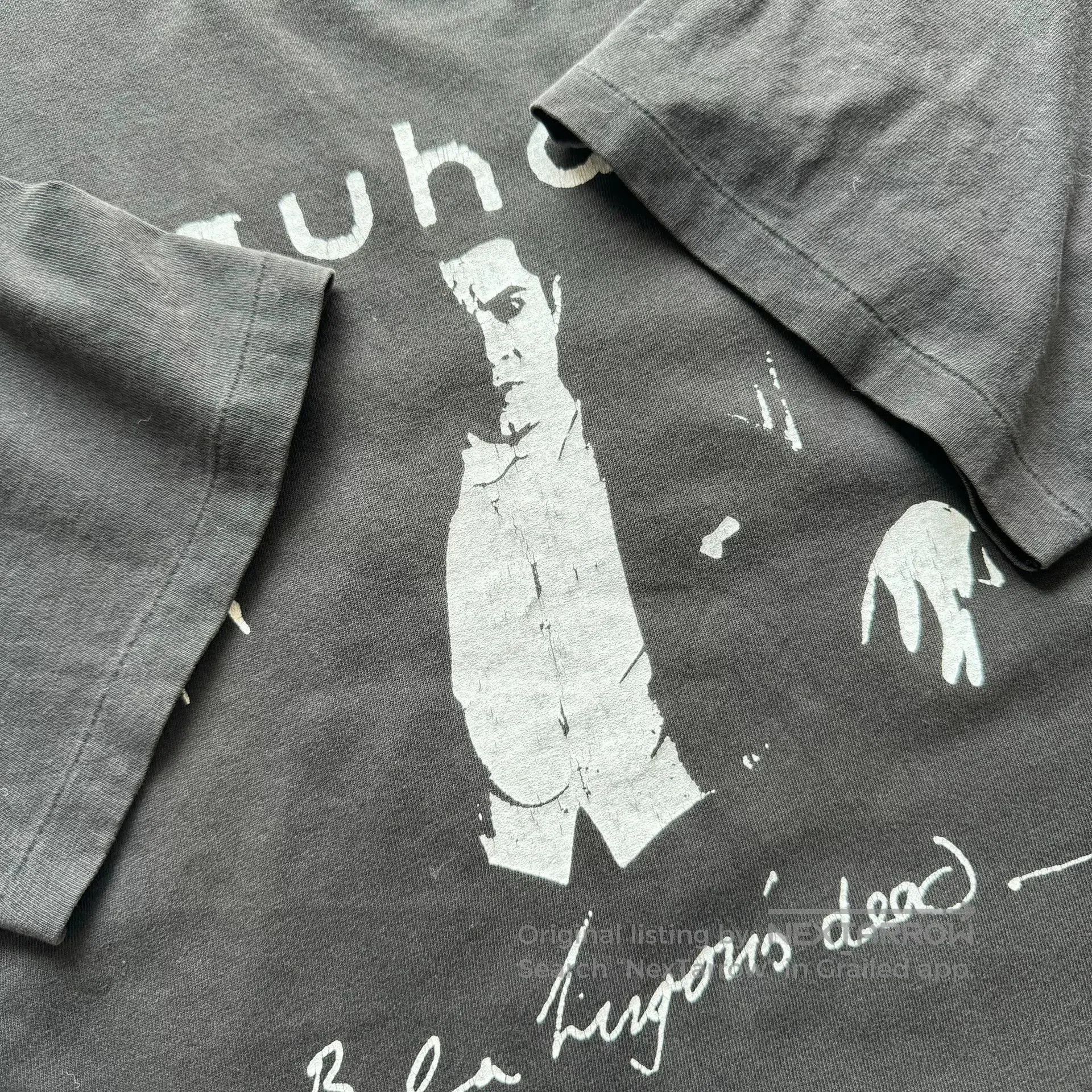 Vintage Vintage 90s Bauhaus Dracula Band Tee. Size US XL / EU 56 / 4 - 4 Thumbnail