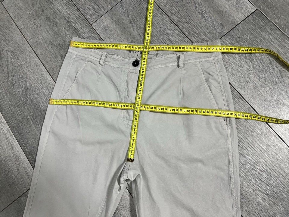 Rundholz Rundholz DIP Women’s Pants Grey Feels Cotton Size L-XL Size 32" / US 10 / IT 46 - 13 Thumbnail