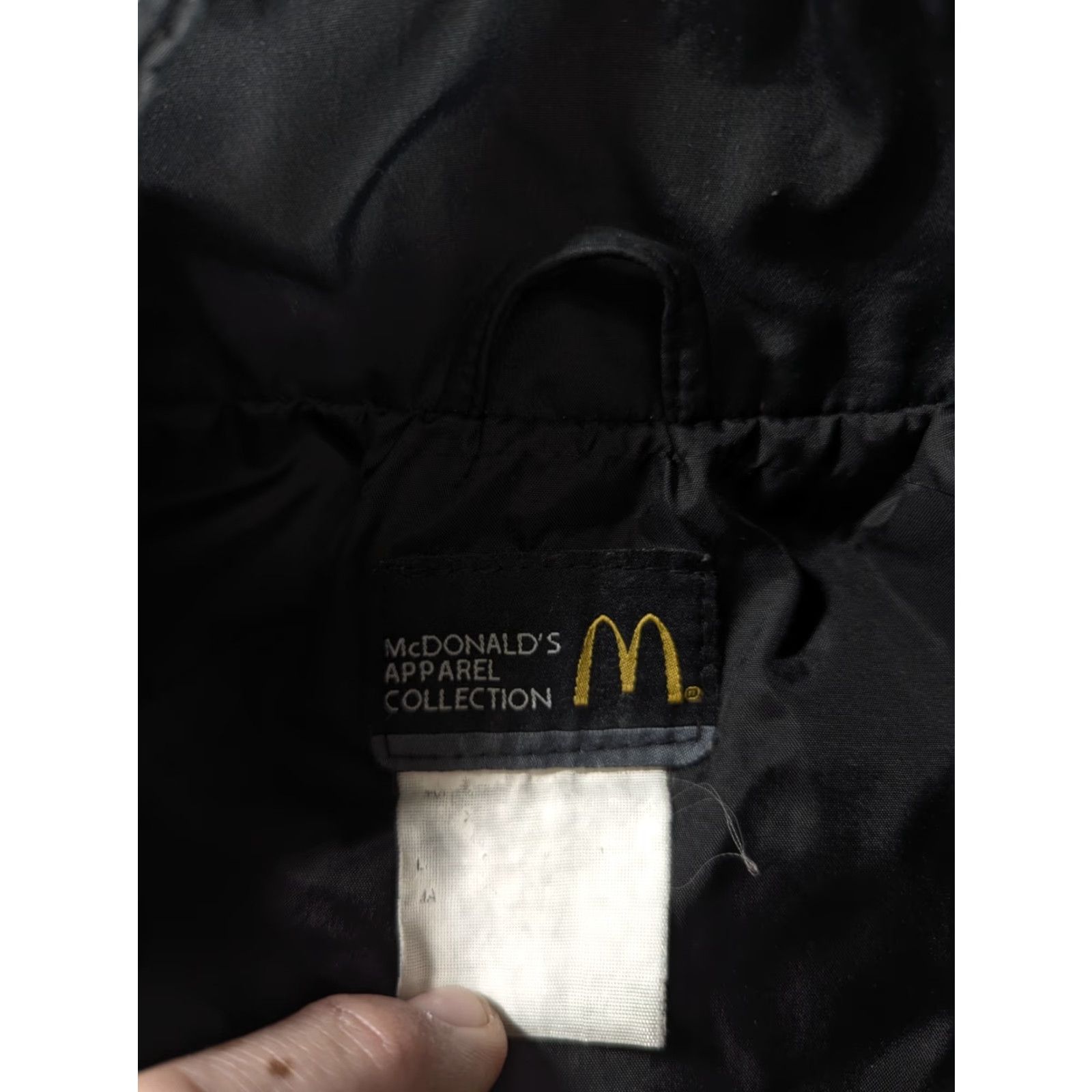 Vintage McDonald's Jacket XL Black Softshell Full Zip Triple Black Uniform Mens Size US XL / EU 56 / 4 - 5 Thumbnail