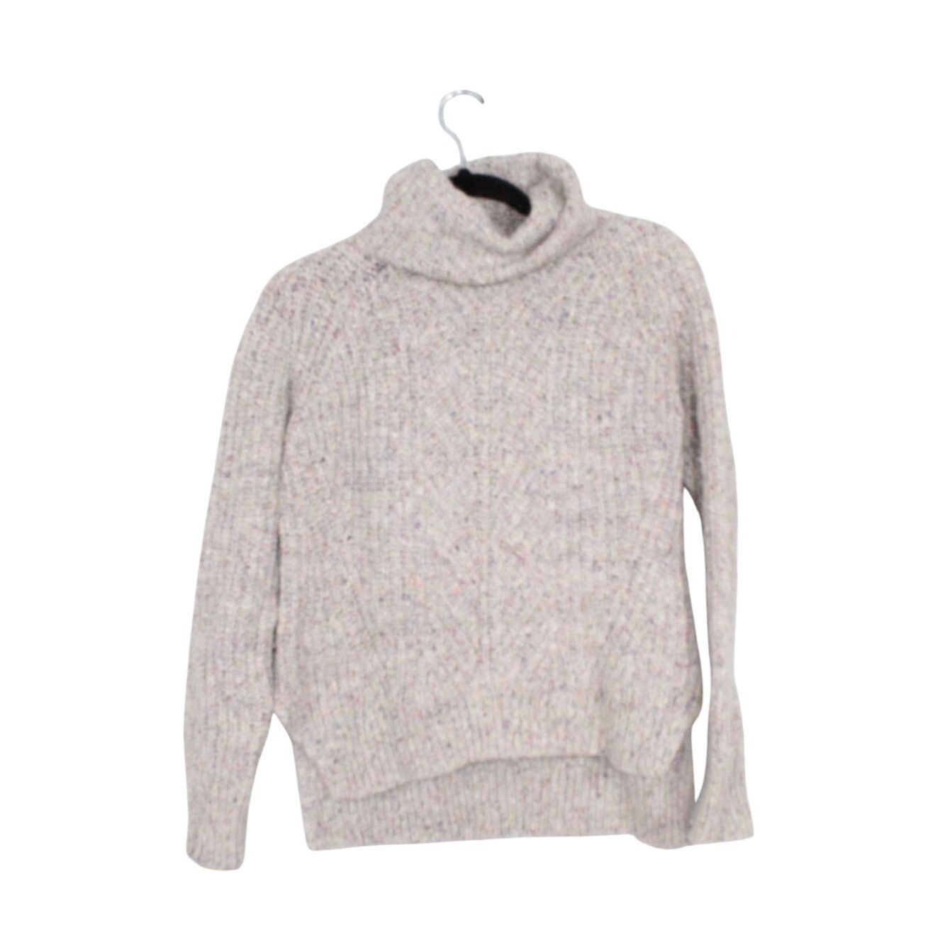 Madewell Madewell Women's Cable Knit Turtleneck Raglan Sweater Size XS / US 0-2 / IT 36-38 - 1 Thumbnail