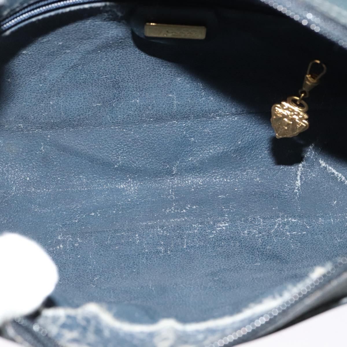 Gucci GUCCI GG Supreme Sherry Line Shoulder Bag Pvc Navy Gold 001 Size ONE SIZE - 16 Thumbnail