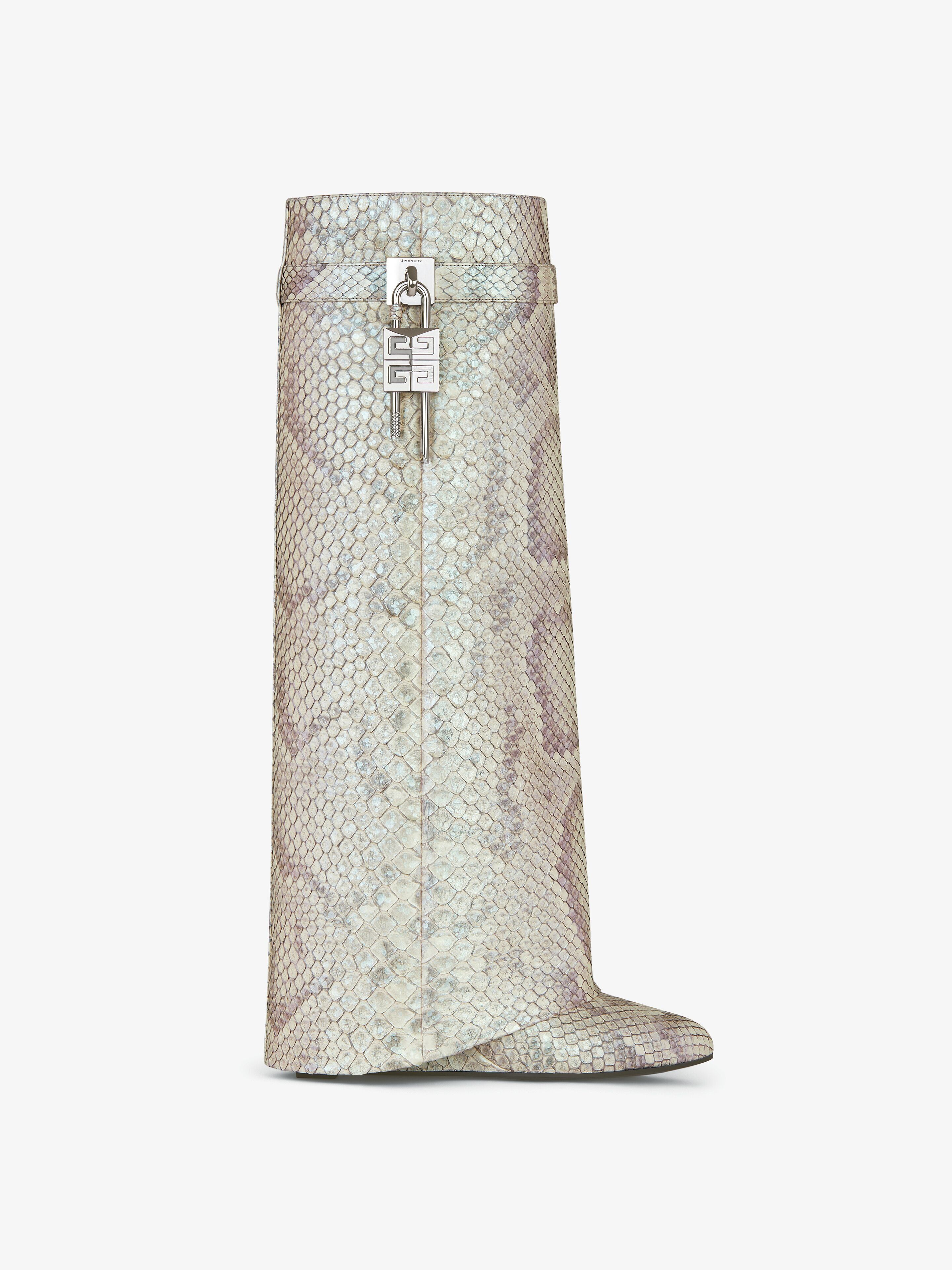 Givenchy o1srvl11e0525 Shark Lock Pant Boots 90mm in Natural Beige Size US 12 / IT 42 - 1 Thumbnail