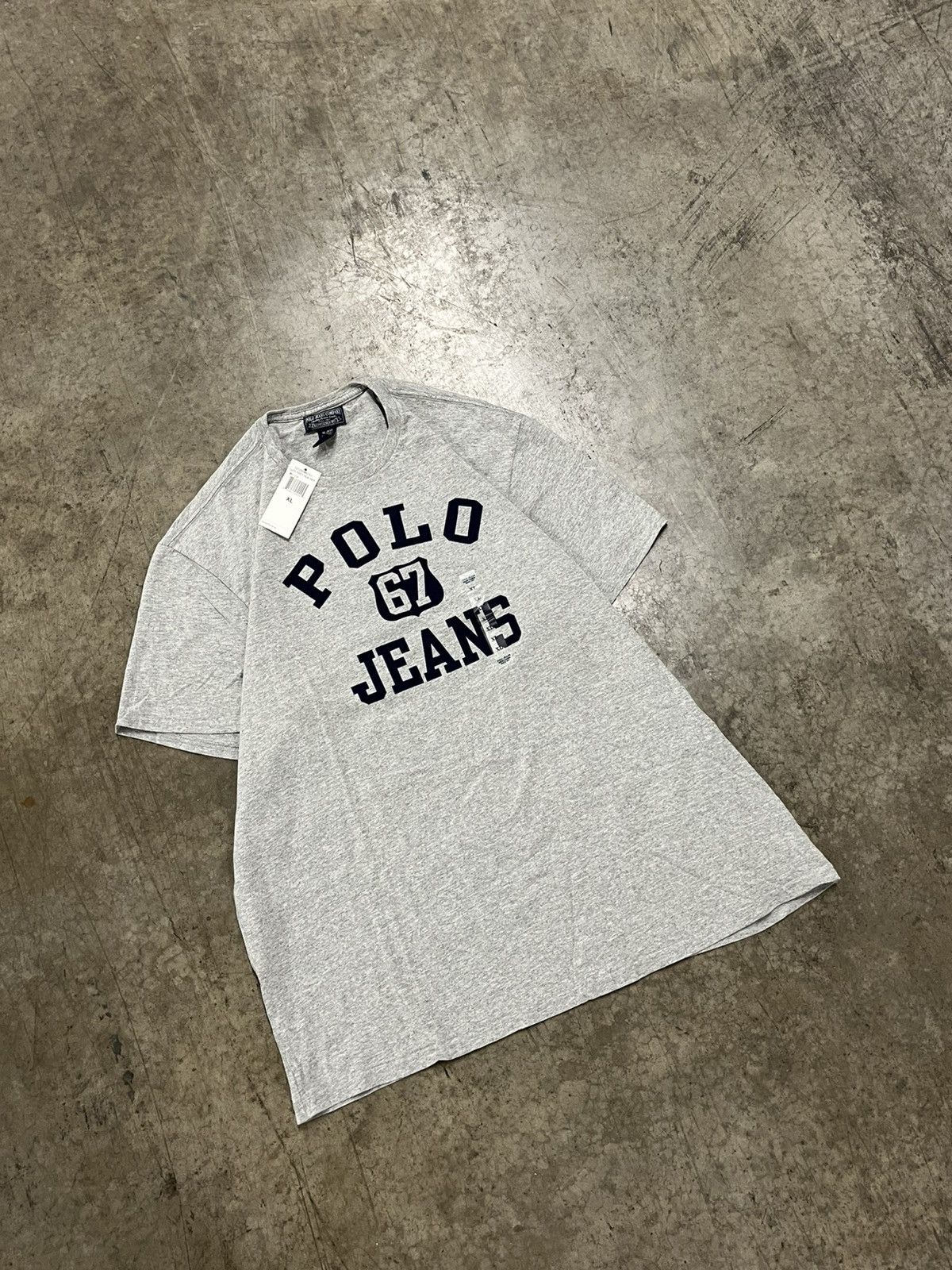 Polo Ralph Lauren × Vintage Polo Ralph Lauren vintage spell out tee shirt preppy NWT Size US XL / EU 56 / 4 - 1 Thumbnail