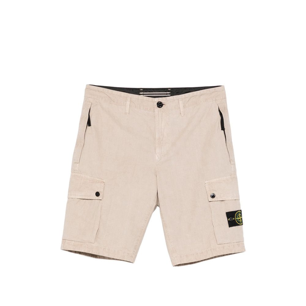 Stone Island Stone Island NEUTRALS Shorts - Cargo Shorts Size US 33 - 1 Thumbnail