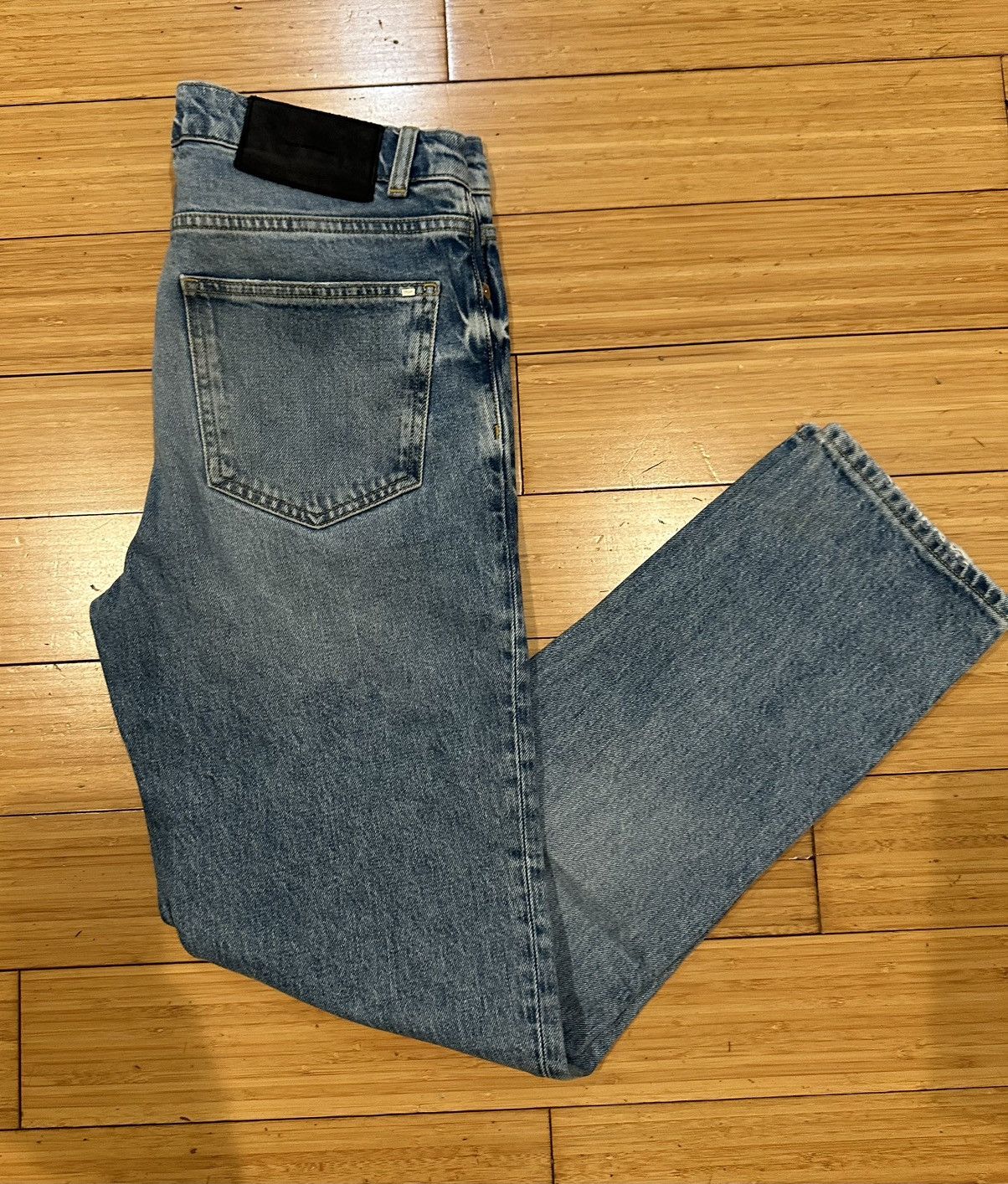 Zara Zara Men’s Washed Blue Jeans Size 31 Size US 31 - 2 Thumbnail