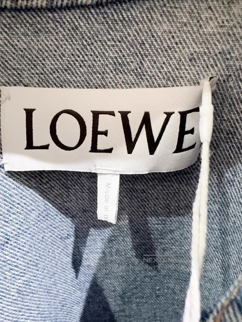 Loewe Leather Label Denim Jacket