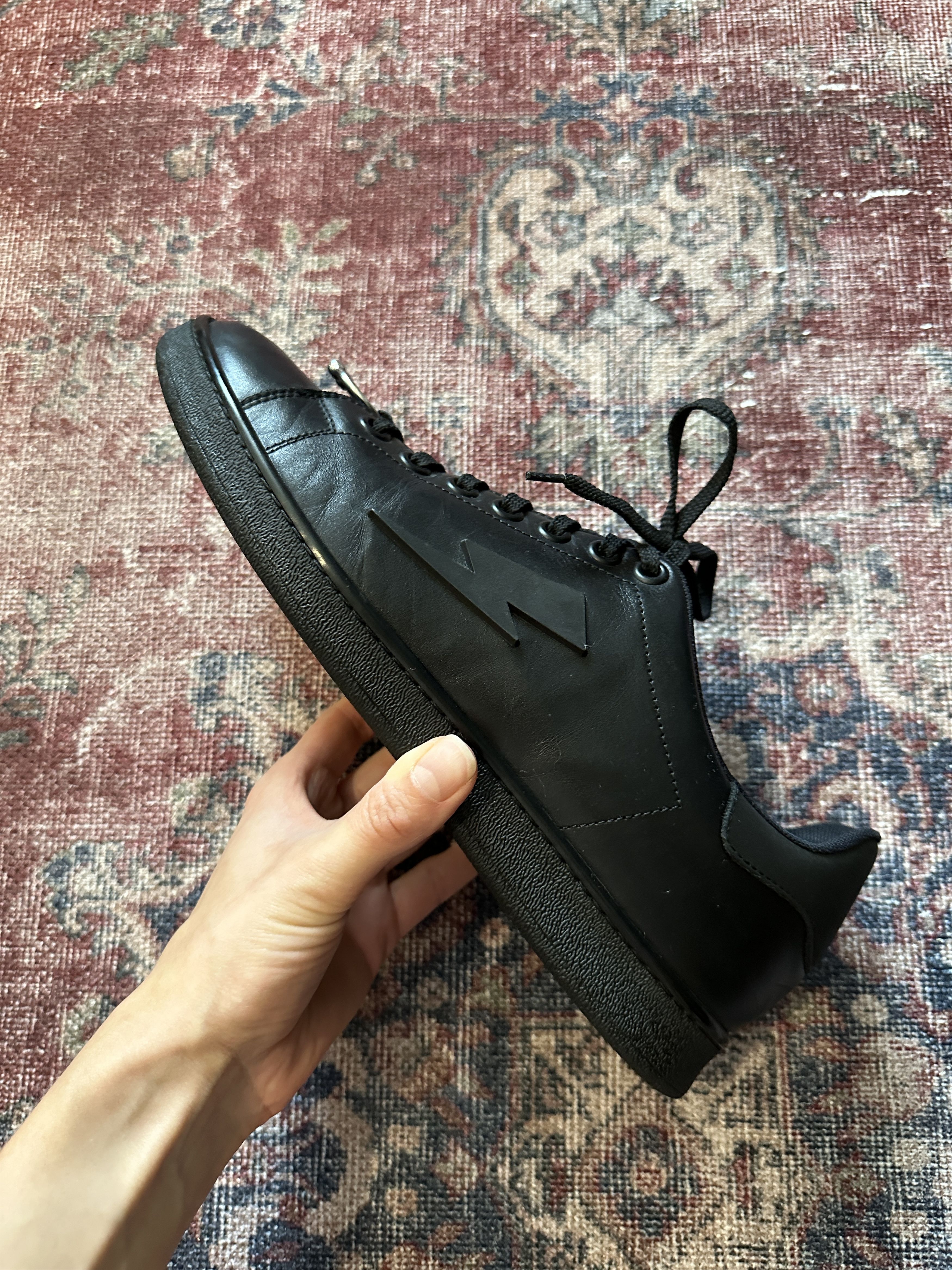 Neil Barrett NEIL BARRETT PUNK PIERCED SNEAKER EU 43 (US 10) Size US 10 / EU 43 - 4 Thumbnail