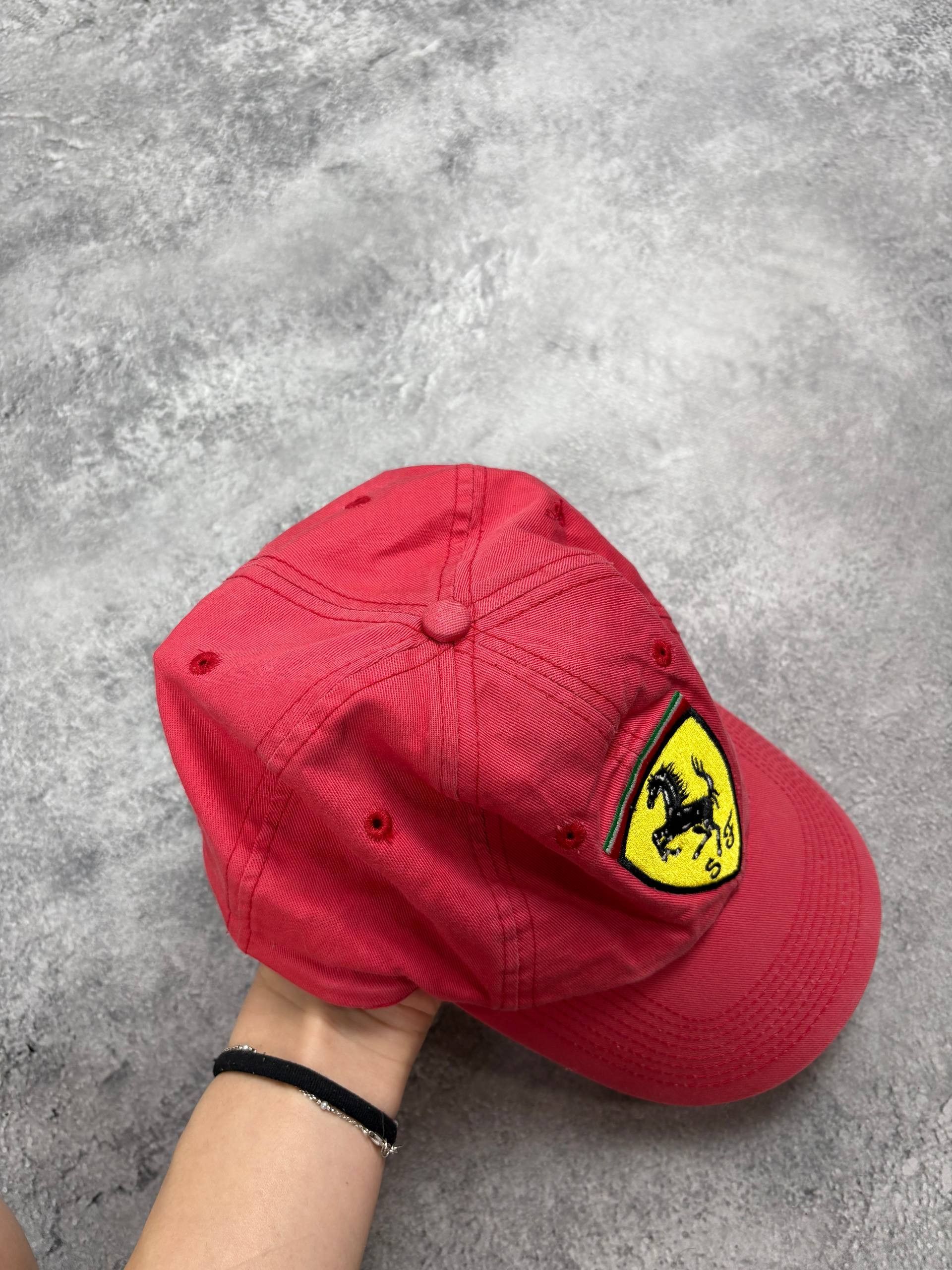 Ferrari Ferrari Vintage Mens Red Formula 1 Racing Cap Y2K rare Size ONE SIZE - 3 Thumbnail
