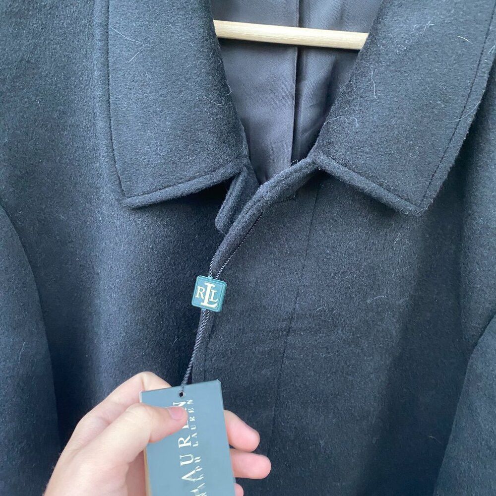 Ralph Lauren BNWT Ralph Lauren Overcoat Wool Blend Black 46R Jacket Coat Size US M / EU 48-50 / 2 - 7 Thumbnail