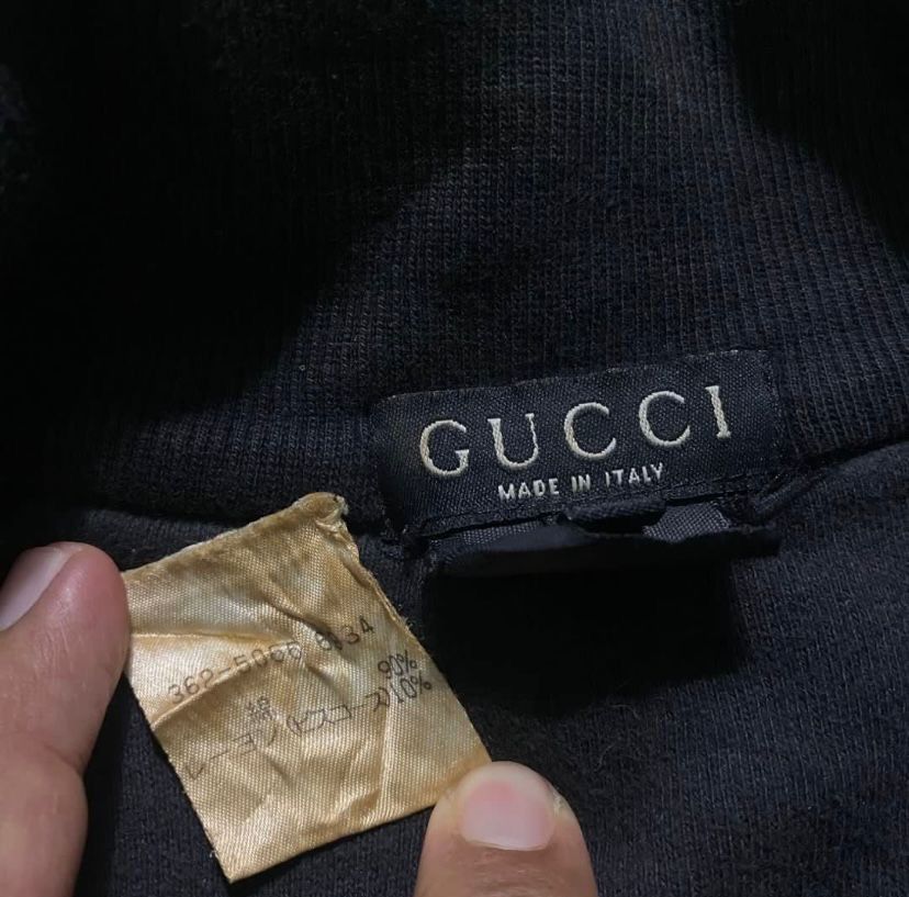 Gucci Vintage 90s Gucci Tom Ford multi zip sweatshirt jacket Size US M / EU 48-50 / 2 - 7 Thumbnail