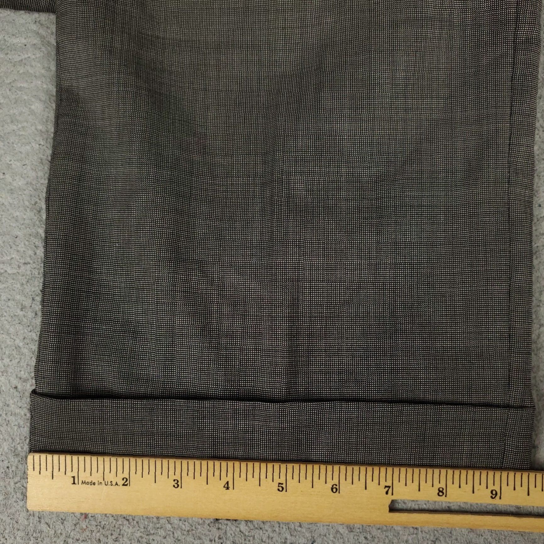 Zanella Zanella Gray Wool Pleated Chino Pants 35x28 Regular Fit Mens Size US 35 - 6 Thumbnail