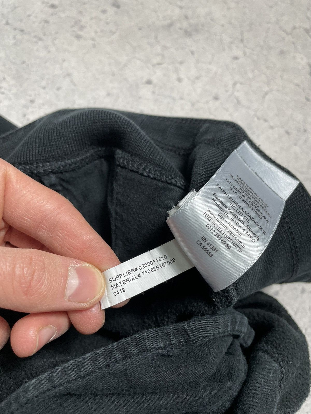 Polo Ralph Lauren × Ralph Lauren × Vintage Polo Ralph Lauren Vintage Cotton Pants Black Hype Y2K Size US 38 / EU 54 - 8 Thumbnail