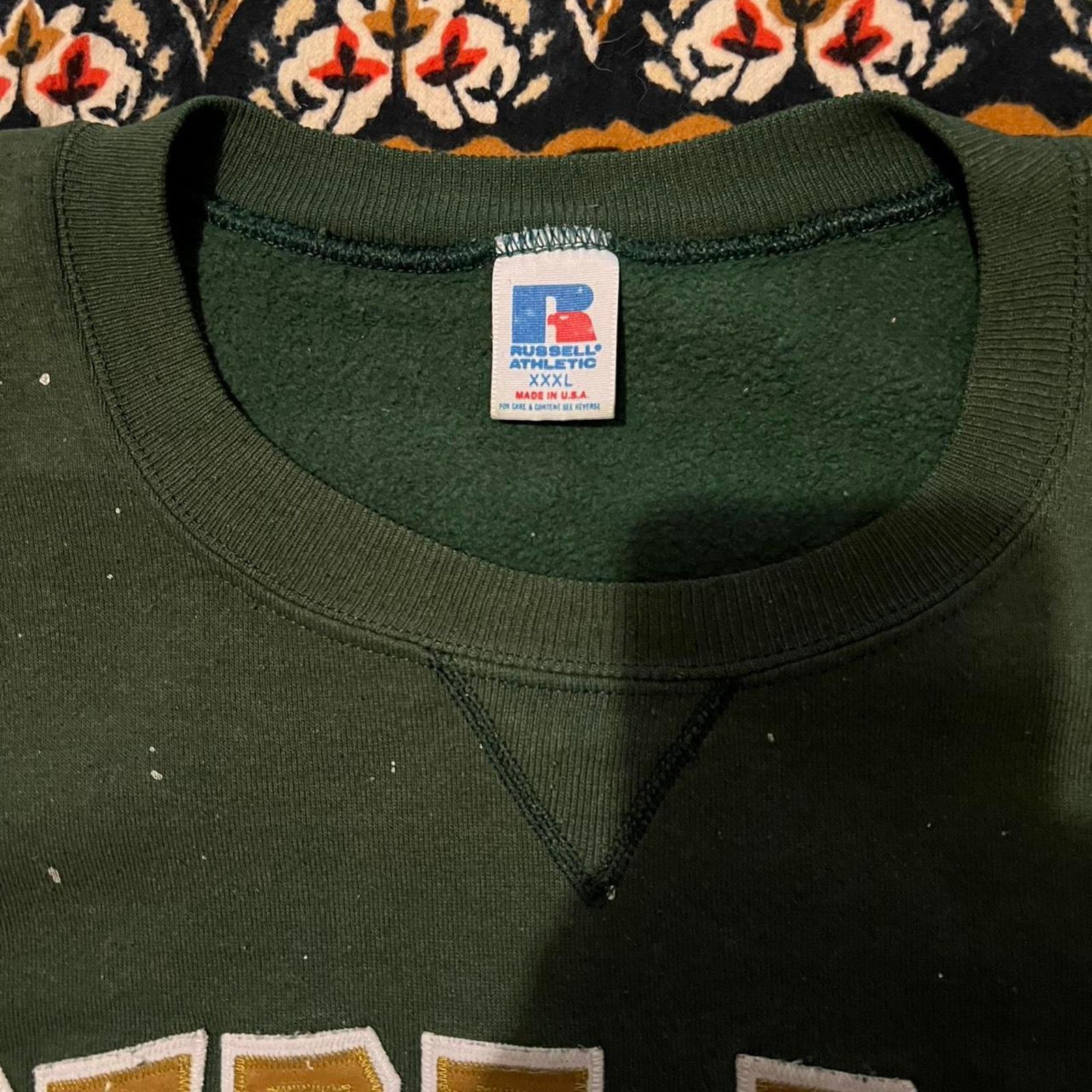 Russell Athletic vintage notre dame russell athletic crewneck sweater 90s 80s Size US XL / EU 56 / 4 - 2 Thumbnail