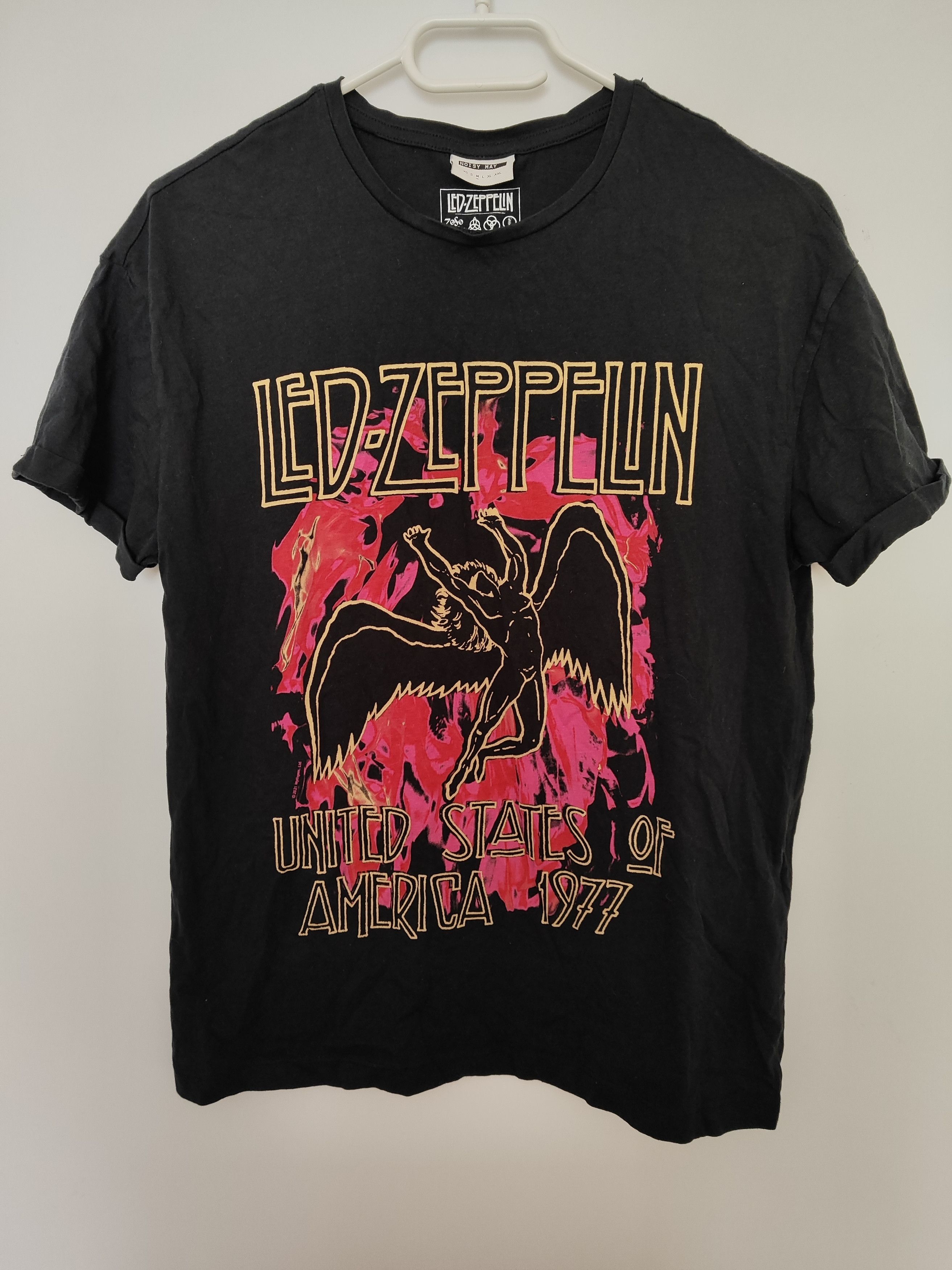 Band Tees × Led Zeppelin Led Zeppelin Official Licensed Band Tee – Noisy May Size M / US 6-8 / IT 42-44 - 1 Thumbnail