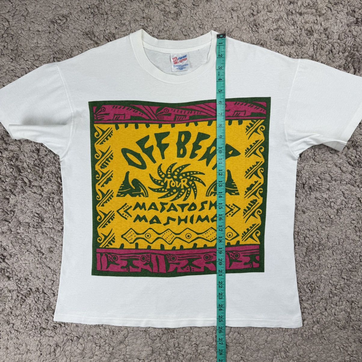 Vintage Vintage 1992 Off Beat Tour Masatoshi "Marcy" Mashima T-shirt Size US L / EU 52-54 / 3 - 16 Thumbnail