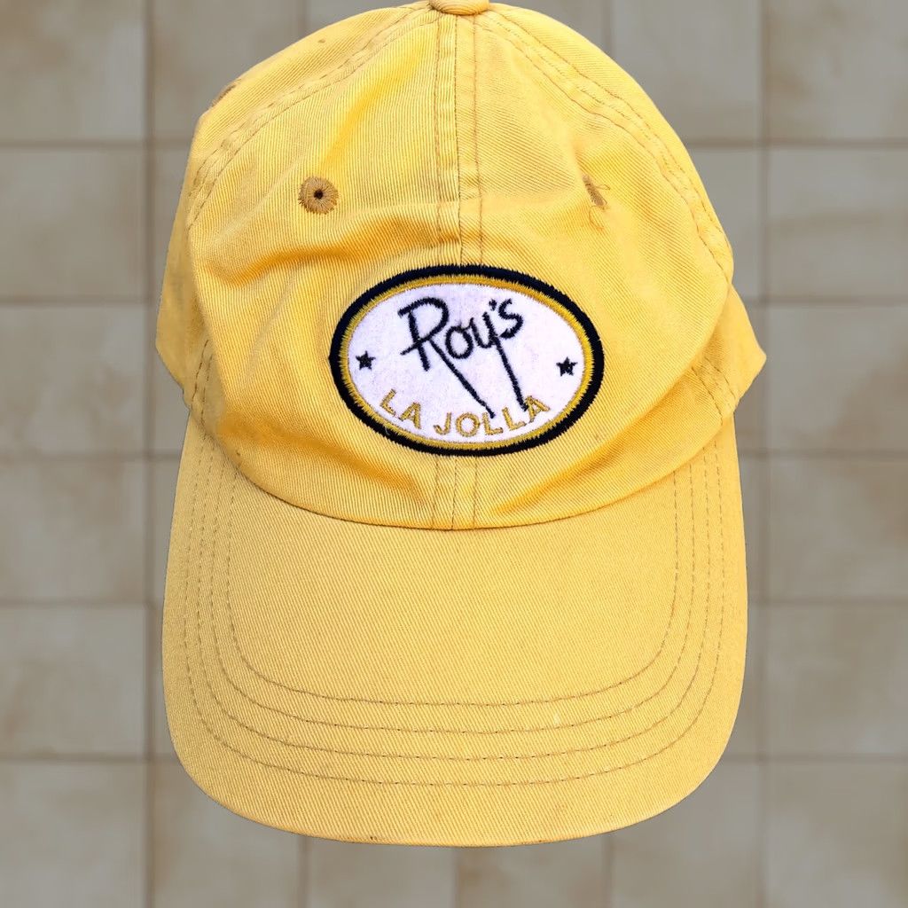 Imperial VINTAGE Imperial Roy's La Jolla Baseball Hat Men Yellow Adjustable Cap Size ONE SIZE - 1 Thumbnail