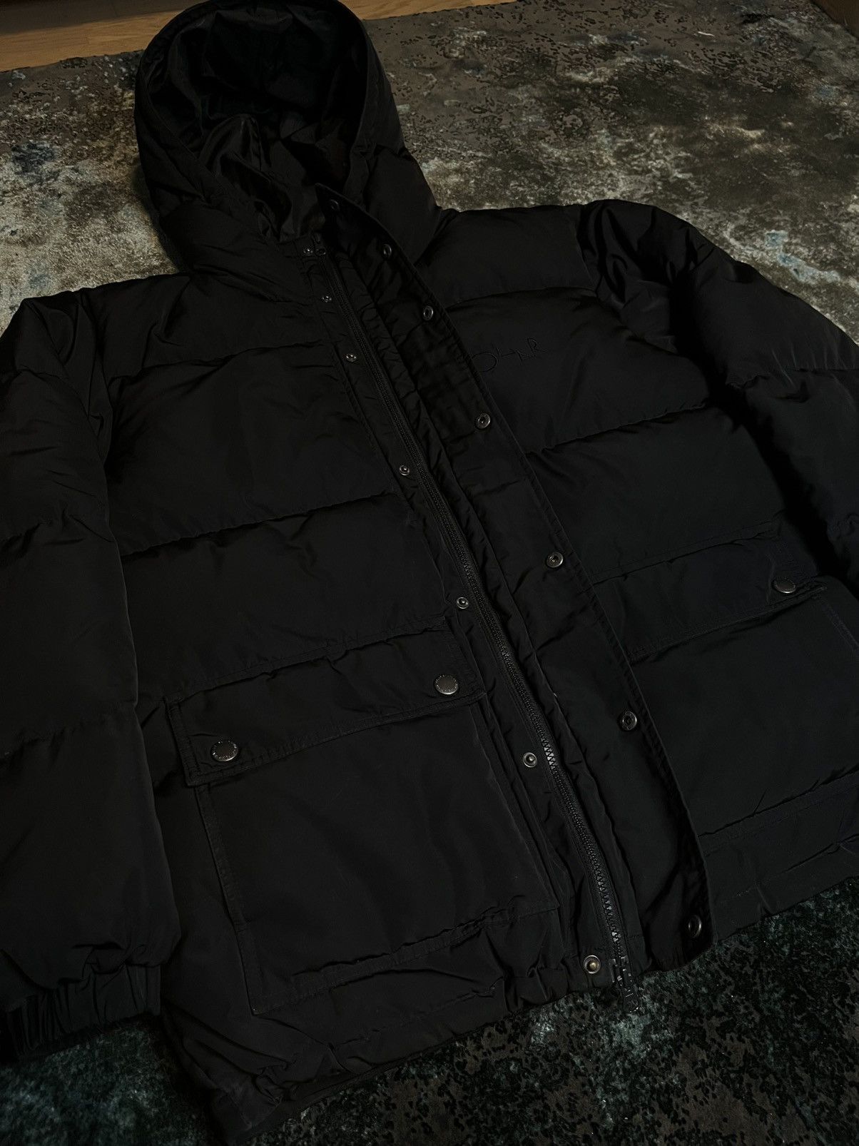 Polar Skate Co. Polar Skate Co Puffer Jacket – Black, Size L Size US L / EU 52-54 / 3 - 4 Thumbnail
