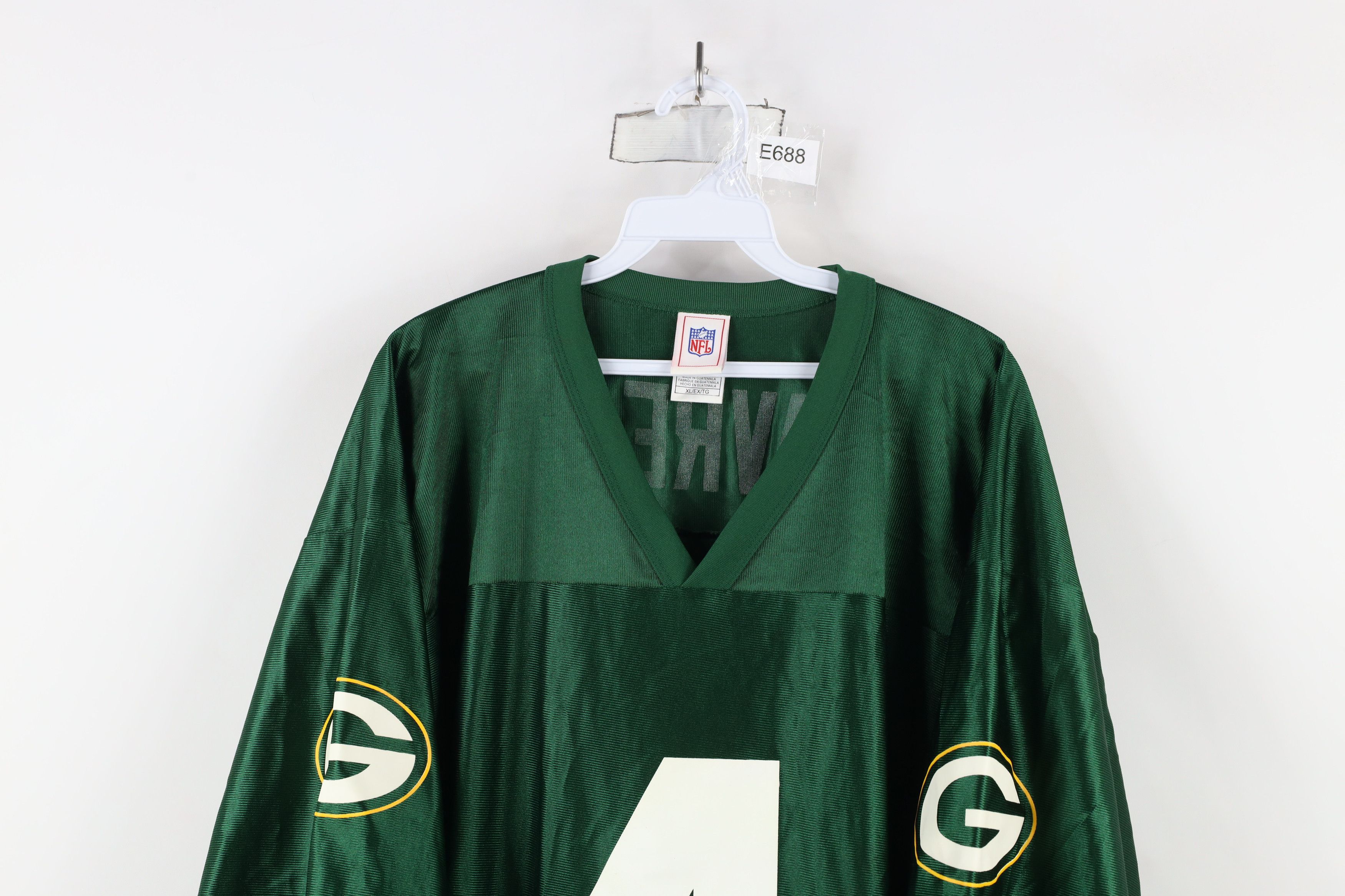 Vintage Vintage NFL Favre Green Bay Packers Football Jersey Green #4 Size US XL / EU 56 / 4 - 2 Thumbnail